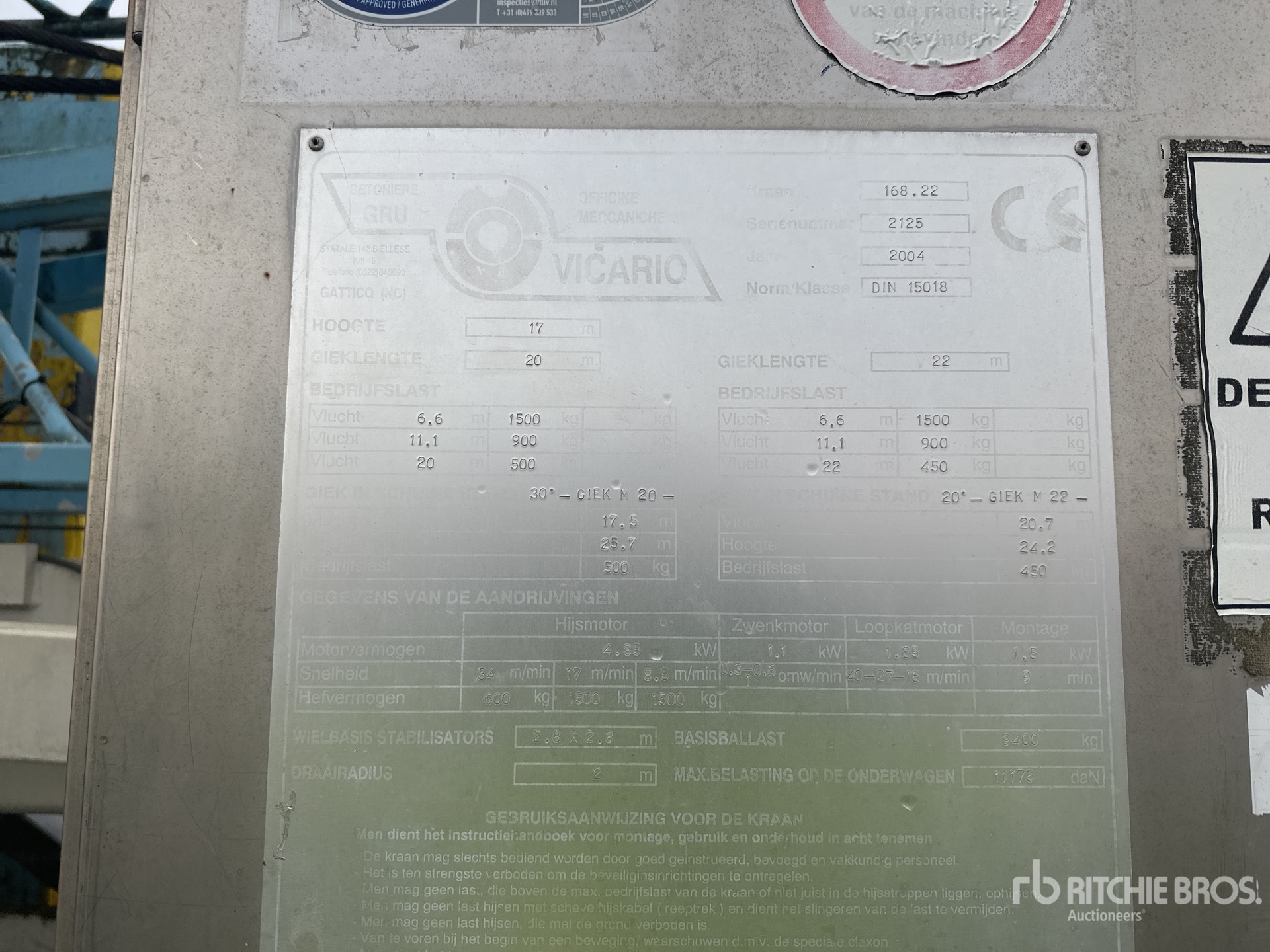 General Appearance with Seriennummer / FIN