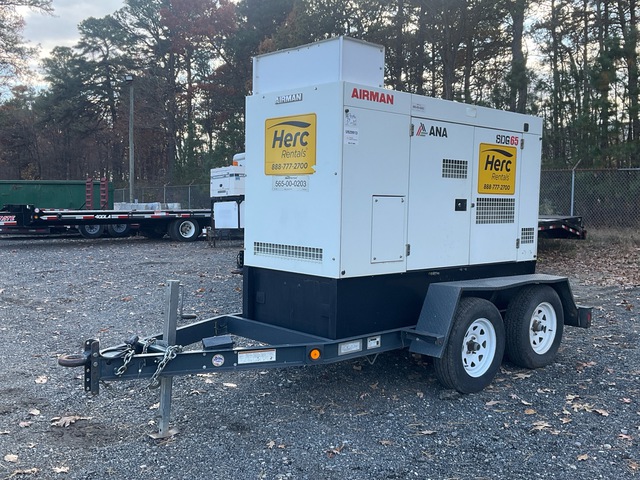 Airman SDG65-8E1 63 kVA Mobile Generator Set