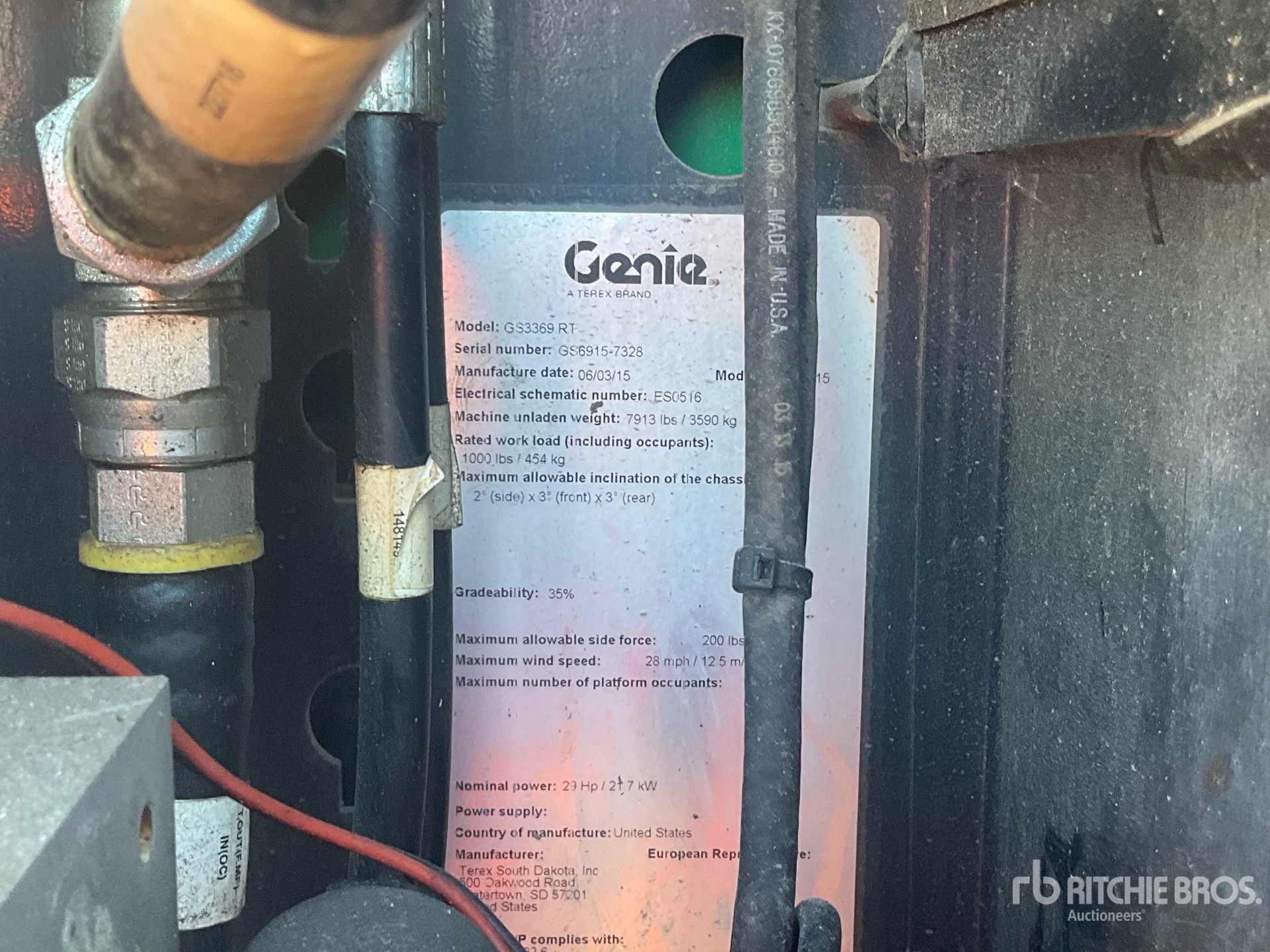 General Appearance with Numéro de série/Numéro d'identification du véhicule automobile