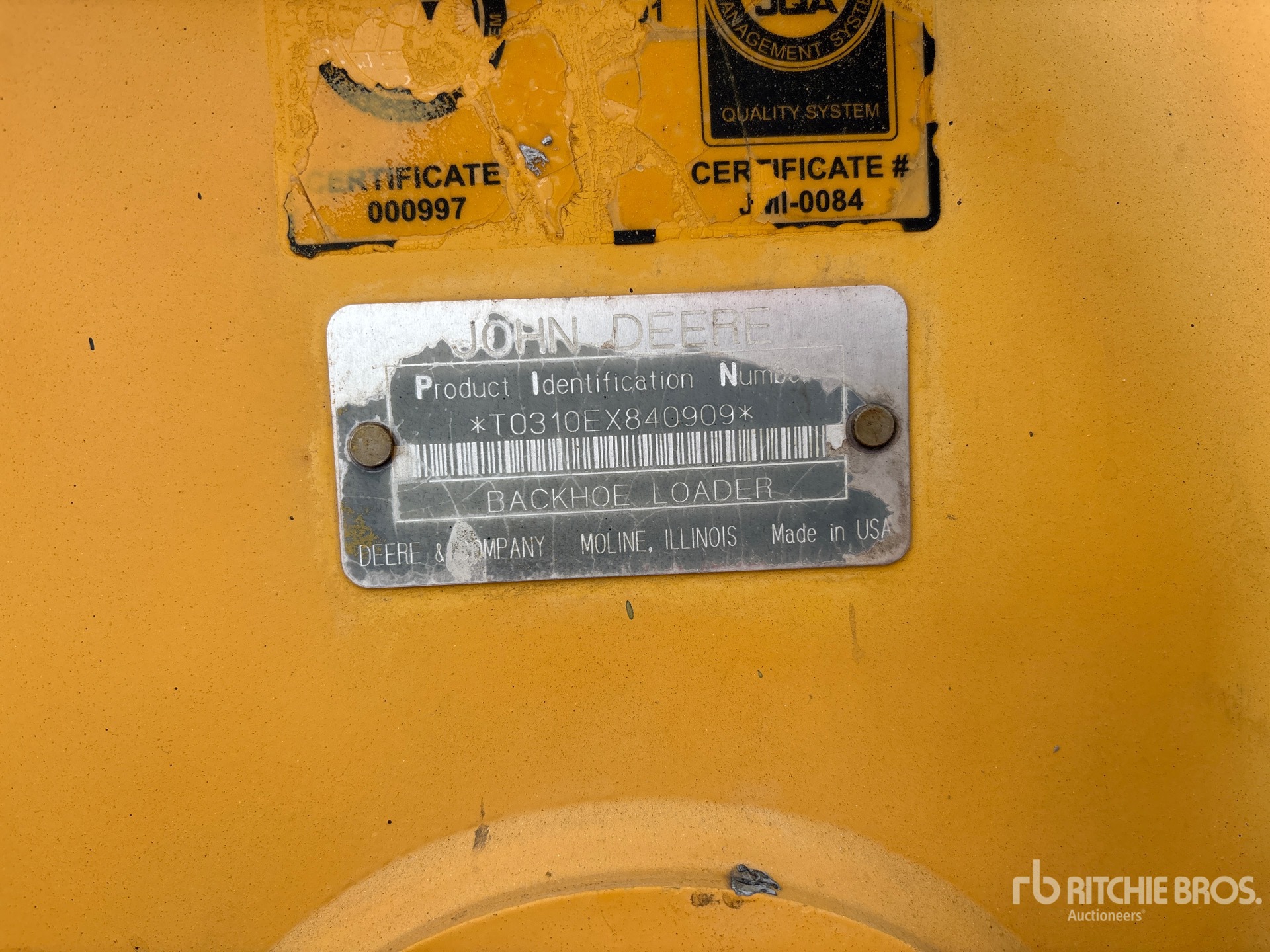 General Appearance with Seriennummer / FIN