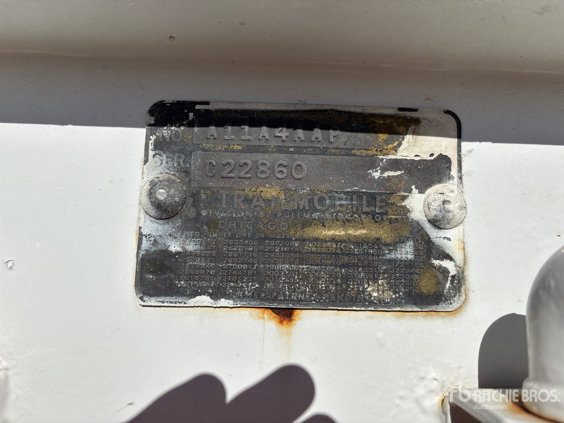 General Appearance with N.º de serie/VIN