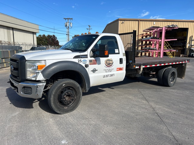 2013 Ford F-550 XL 4x2 Flatbed Truck 2013 Ford F-550 XL 4x2 Flatbed Truck