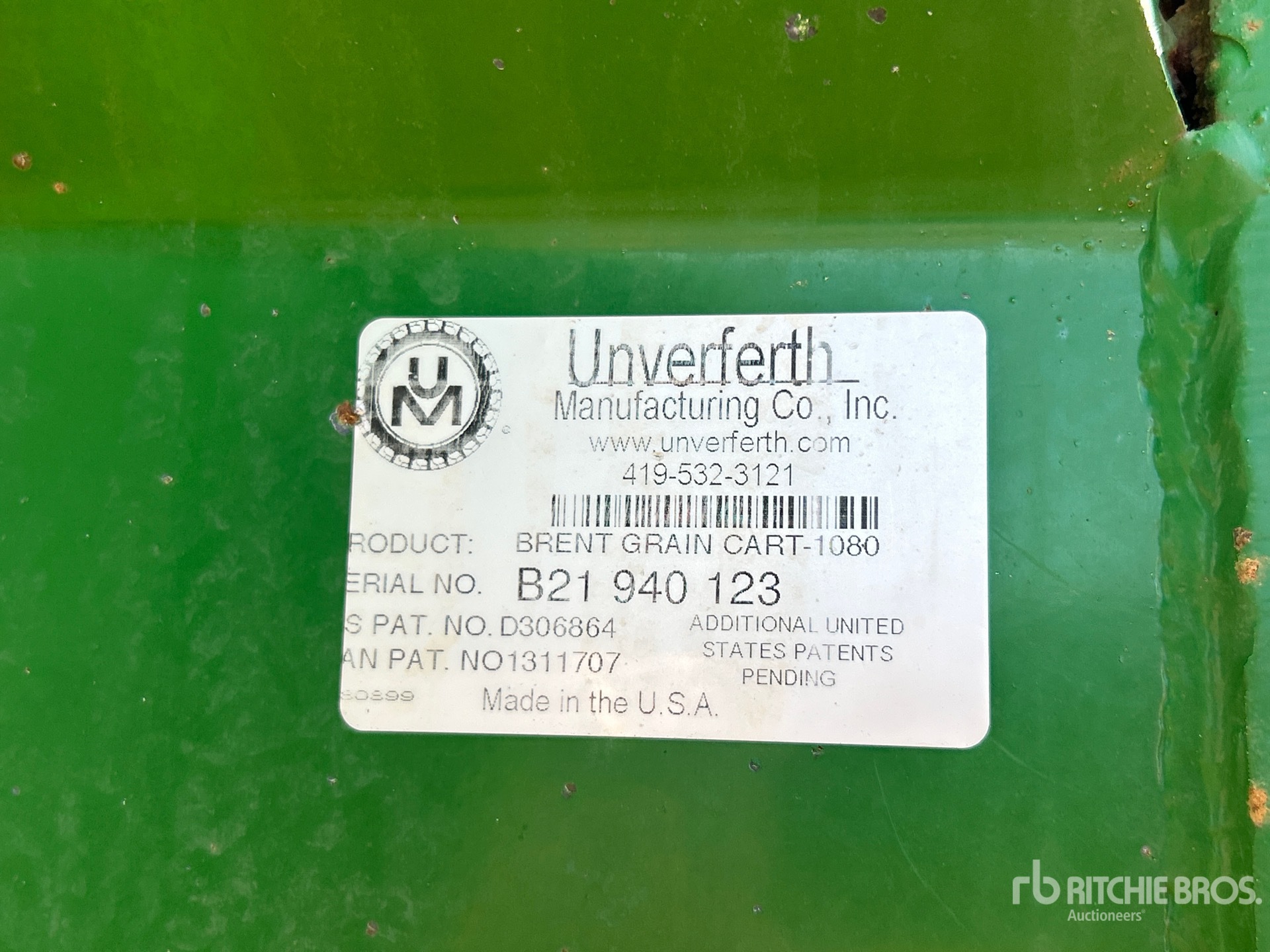 General Appearance with N.º de serie/VIN