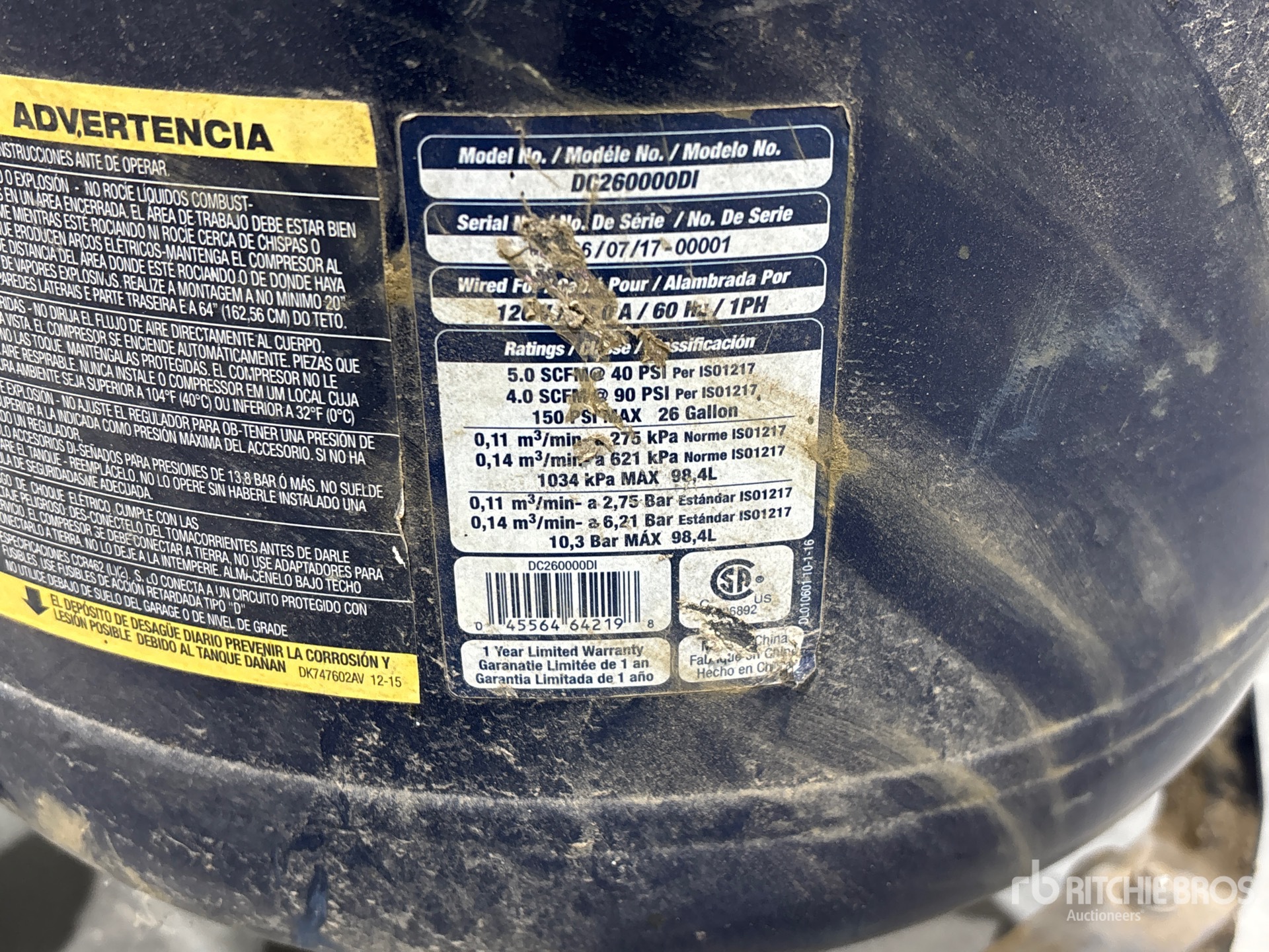 General Appearance with Numer seryjny/numer identyfikacyjny pojazdu