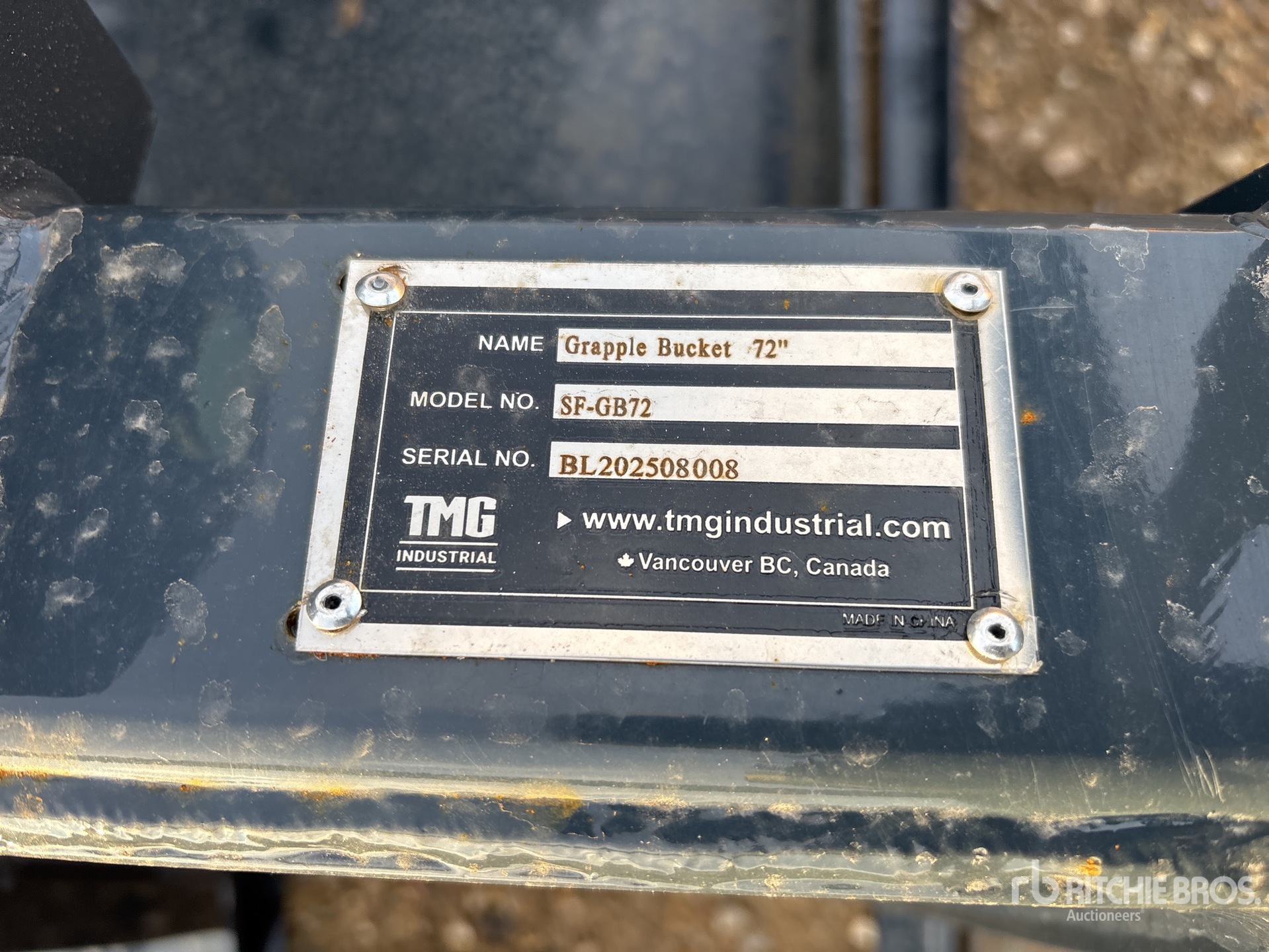 General Appearance with N.º de serie/VIN