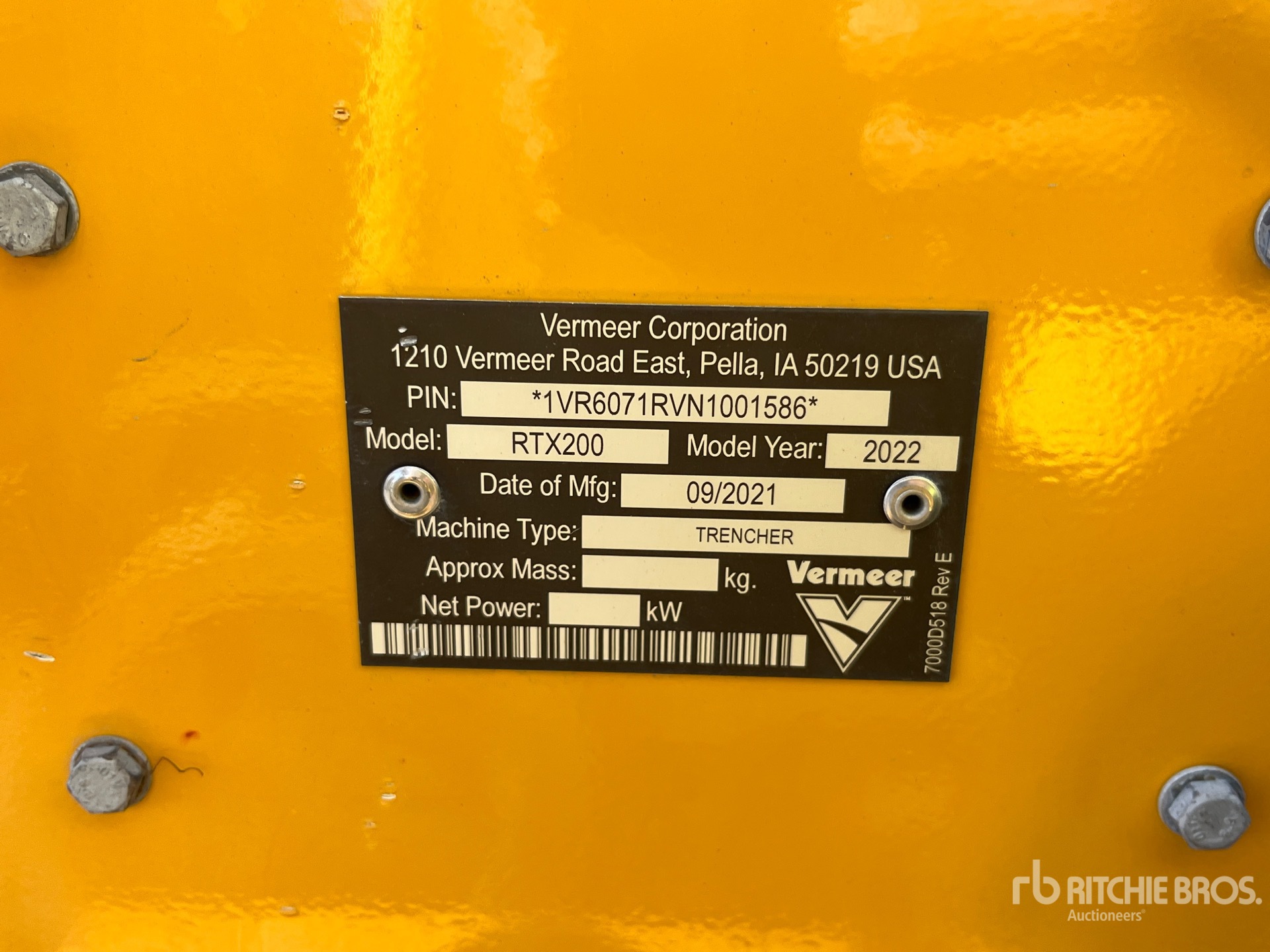 General Appearance with Seriennummer / FIN