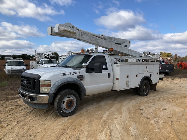 Versalift PK050002 40 ft on 2009 Ford F-550 XL 4x4 Bucket Truck Versalift PK050002 40 ft on 2009 Ford F-550 XL 4x4 Bucket Truck