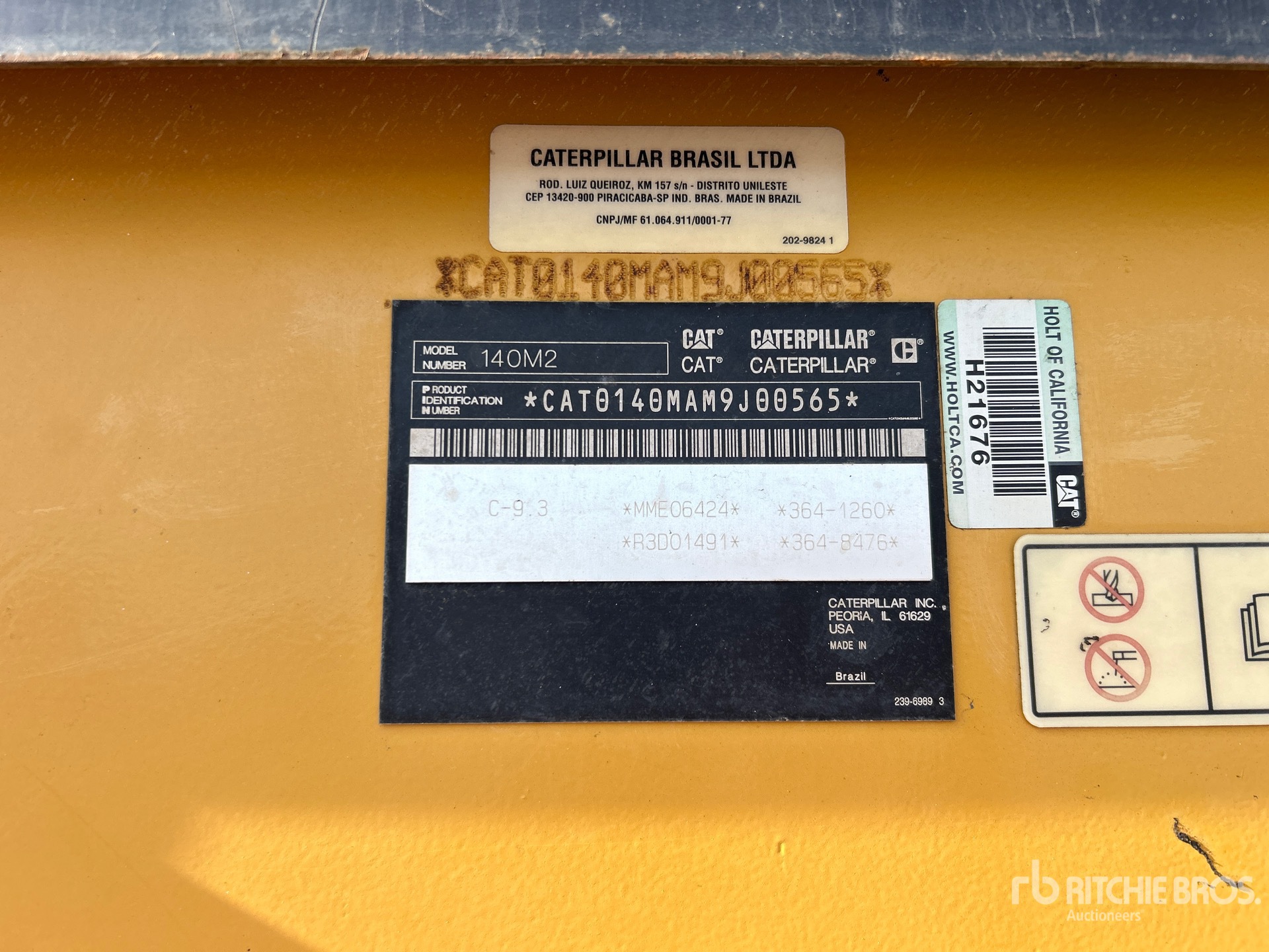 General Appearance with Numéro de série/Numéro d'identification du véhicule automobile