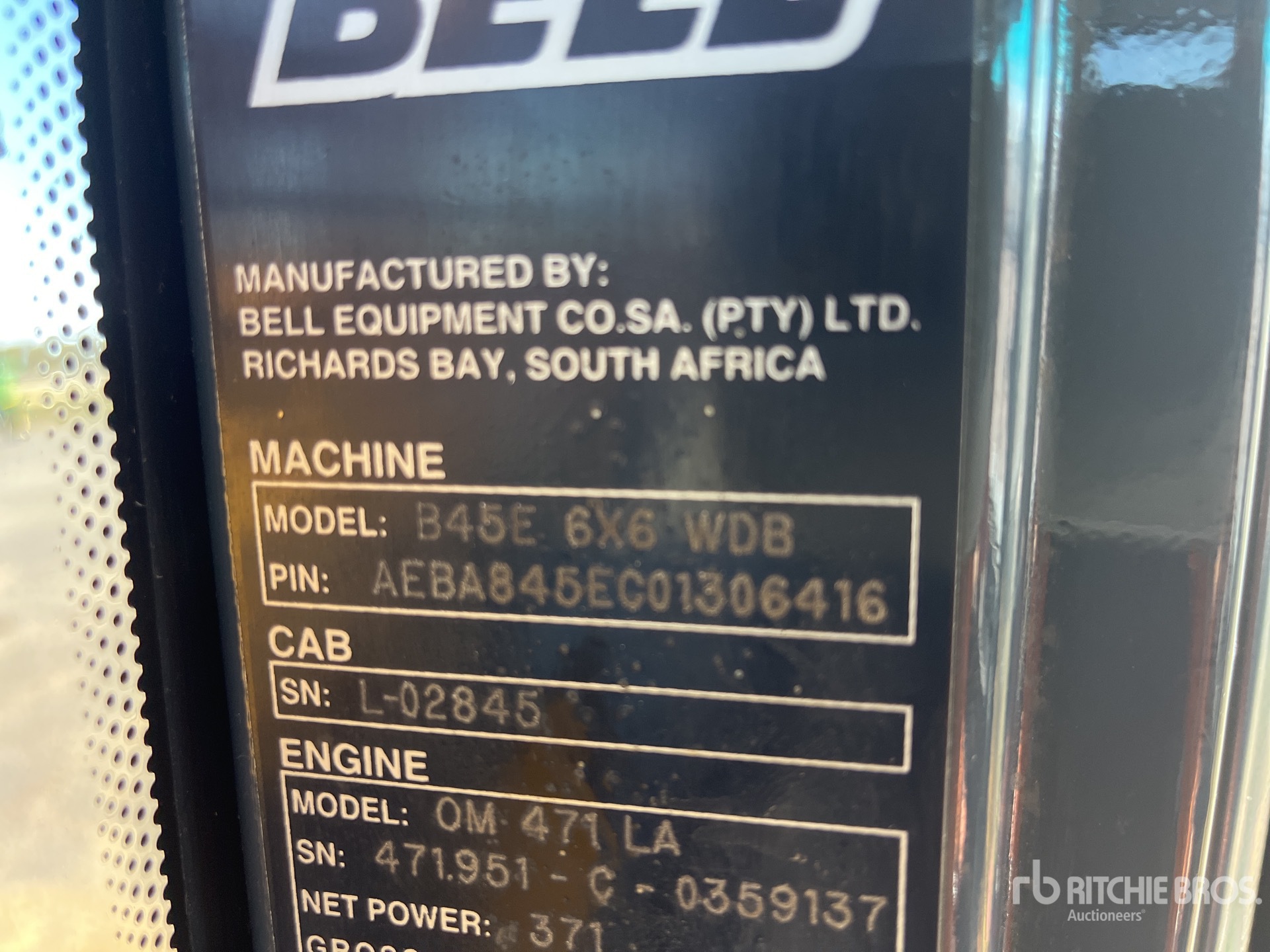 General Appearance with Numer seryjny/numer identyfikacyjny pojazdu