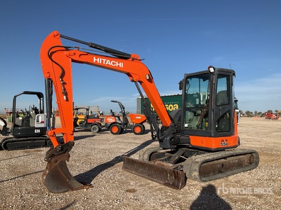 2016 Hitachi ZX55U-5 Mini Excavator | Ritchie Bros. Auctioneers