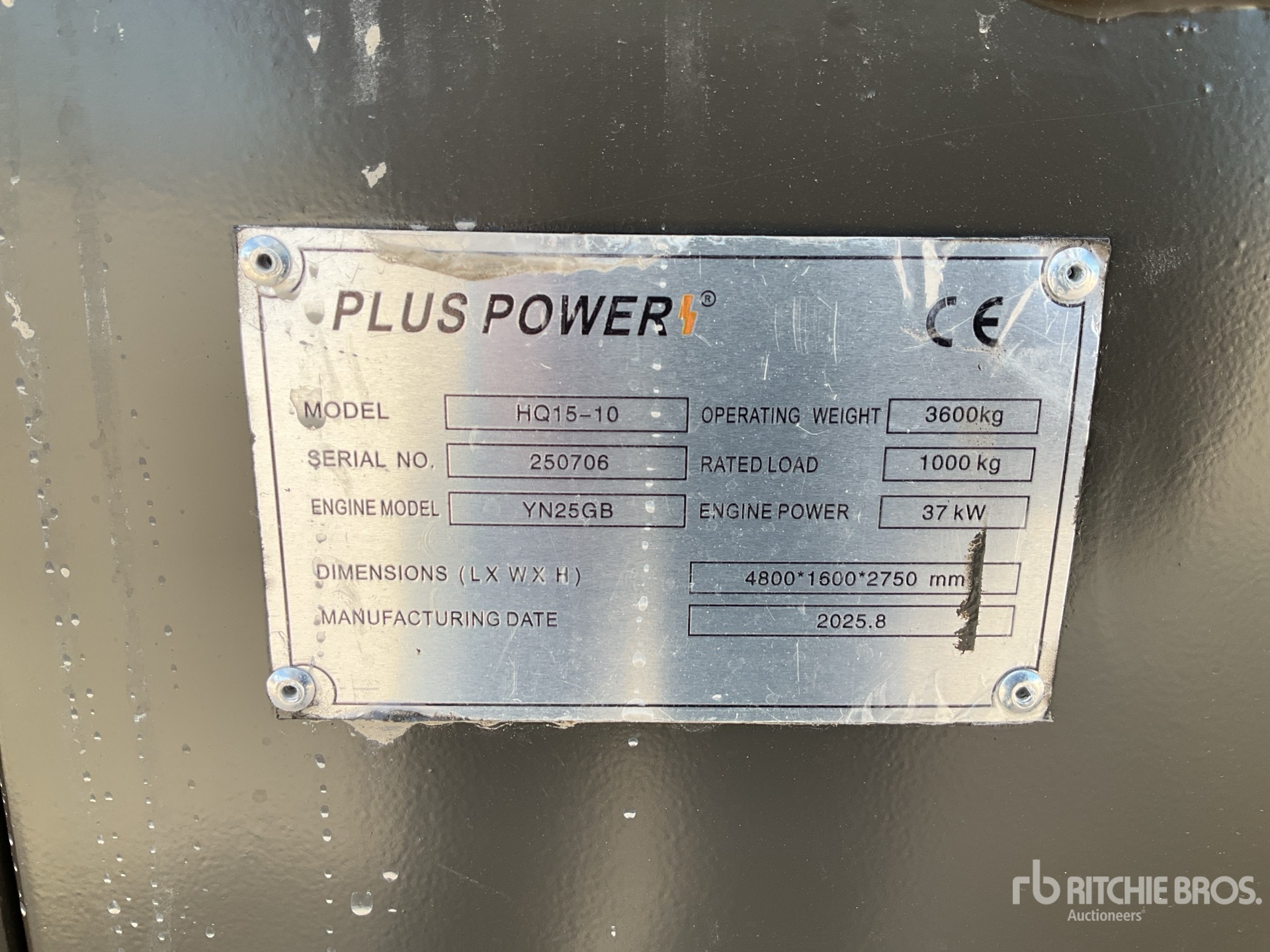General Appearance with Numero seriale/numero d’identificazione del veicolo (VIN)