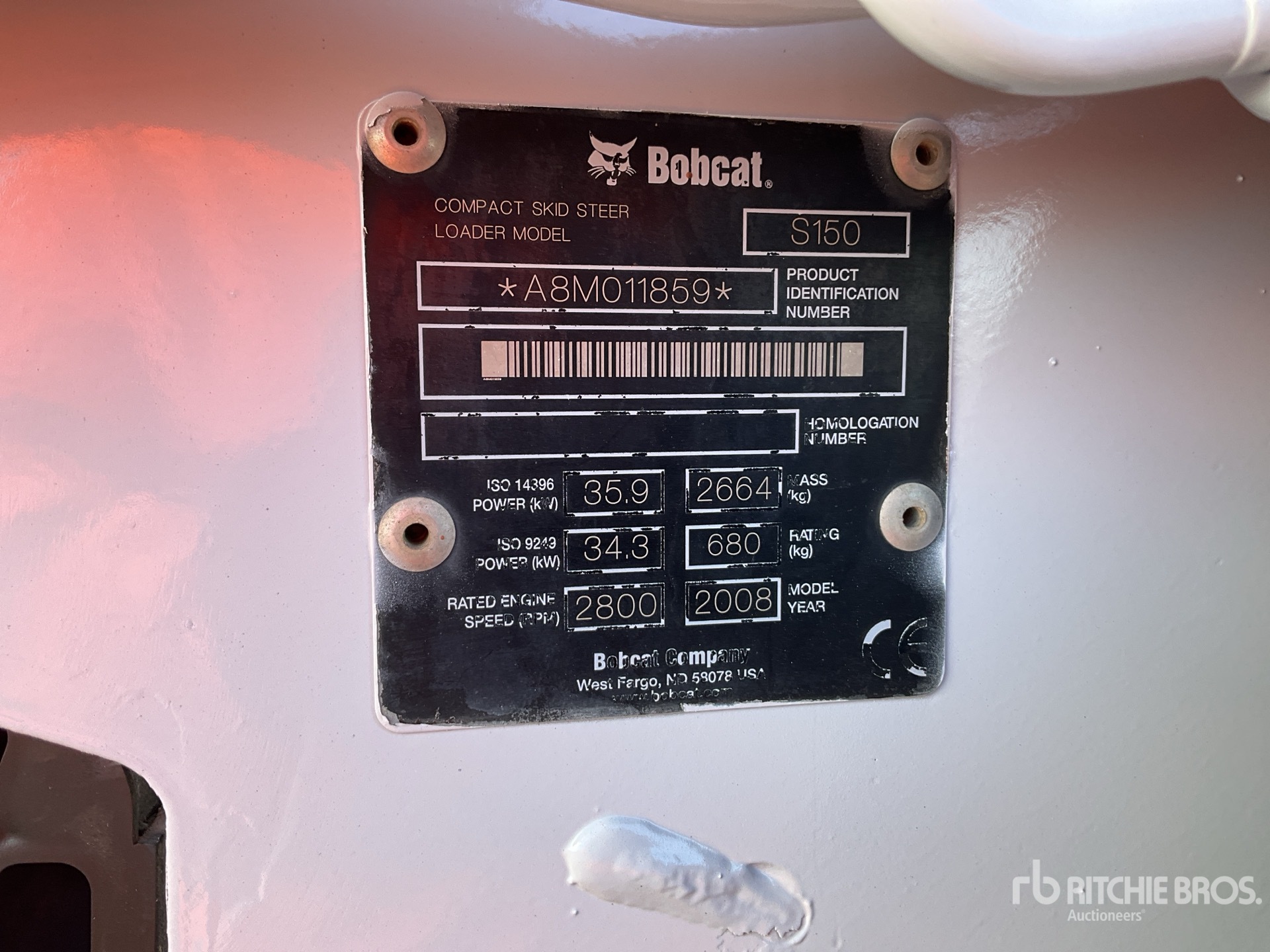 General Appearance with N.º de serie/VIN