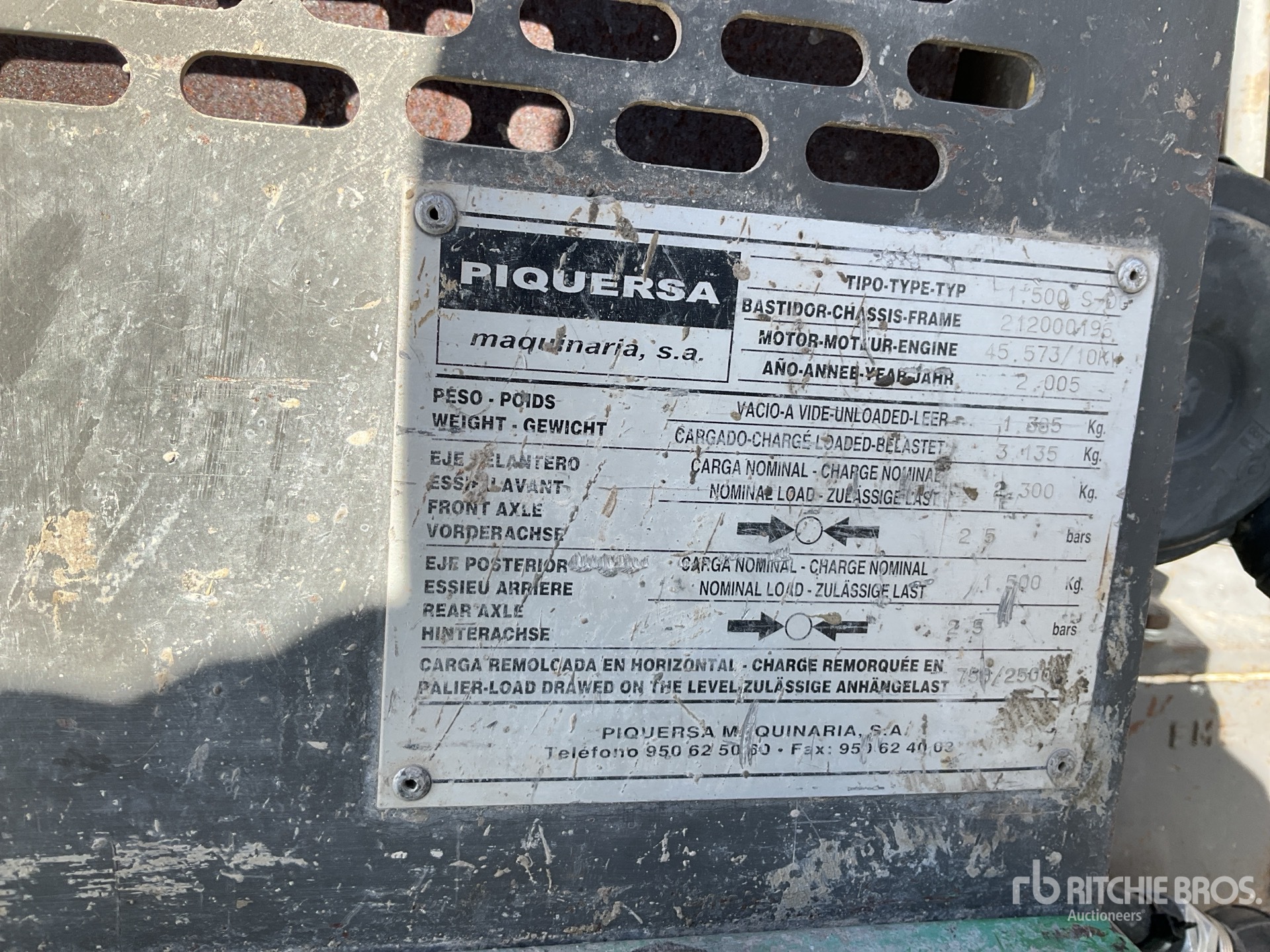 General Appearance with Numéro de série/Numéro d'identification du véhicule automobile