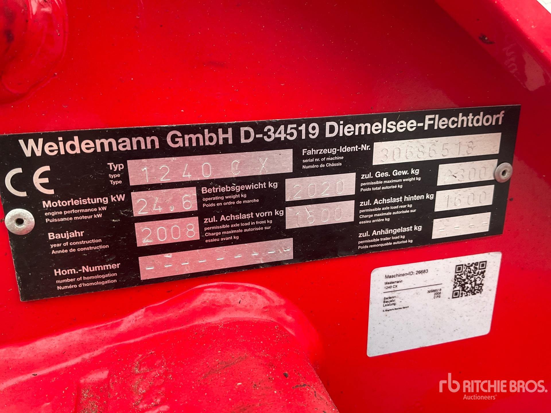 General Appearance with Numer seryjny/numer identyfikacyjny pojazdu