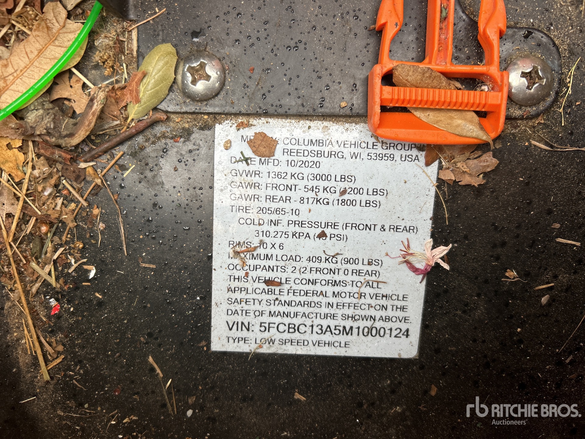 General Appearance with Numéro de série/Numéro d'identification du véhicule automobile