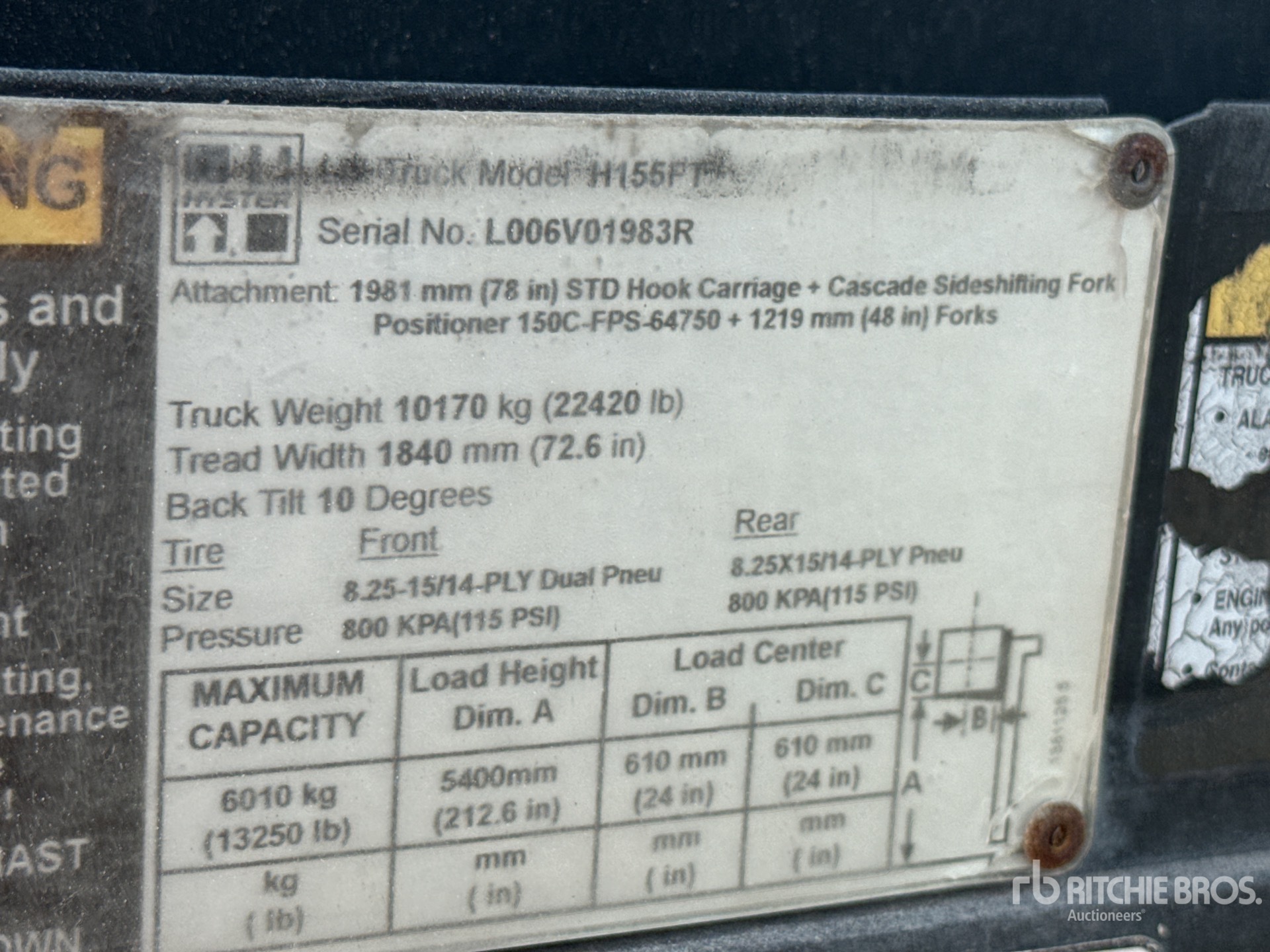 General Appearance with Numero seriale/numero d’identificazione del veicolo (VIN)