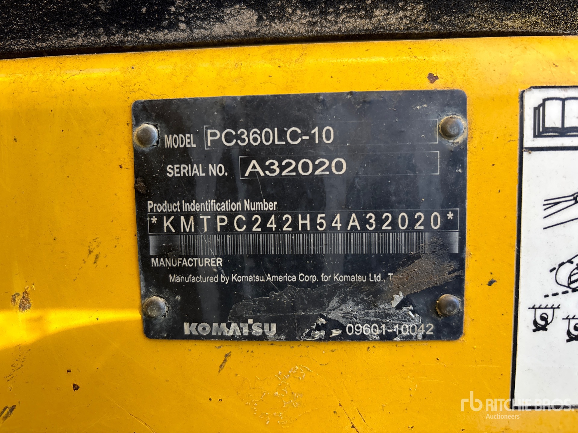 General Appearance with N.º de serie/VIN