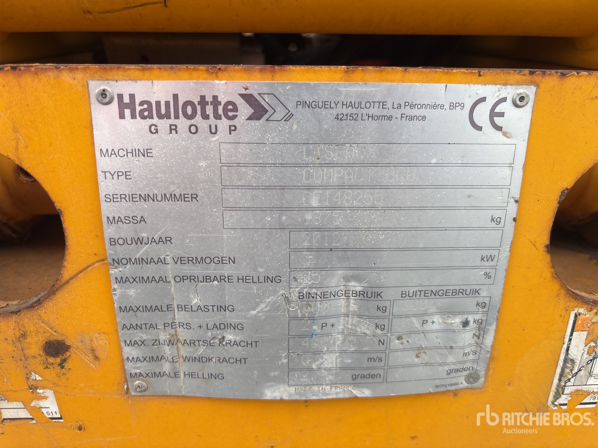 General Appearance with Numéro de série/Numéro d'identification du véhicule automobile