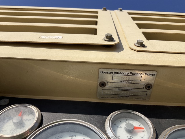 2017 Doosan XP825/HP750WCU Air Compressor