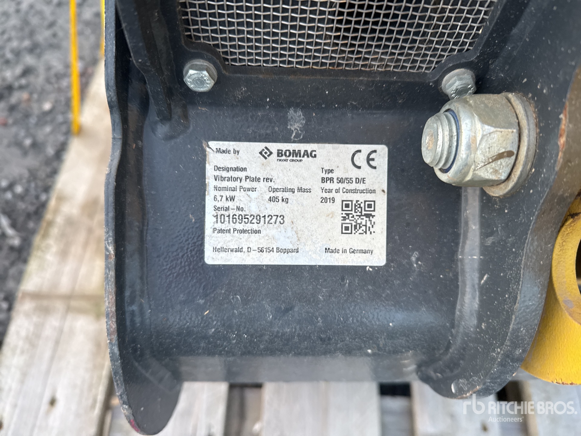 General Appearance with N.º de serie/VIN