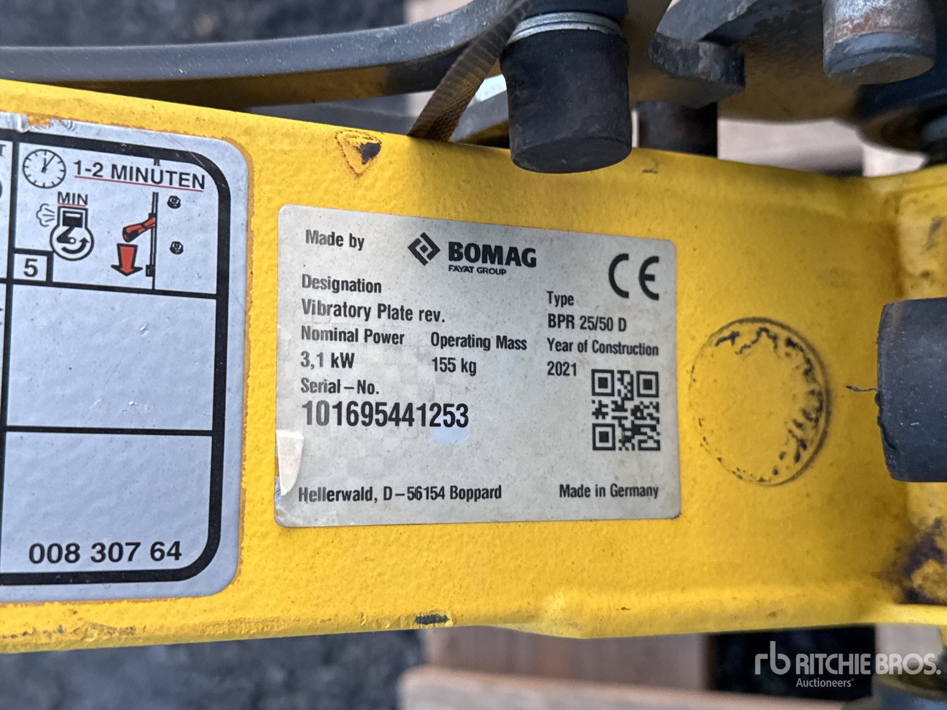 General Appearance with N.º de serie/VIN