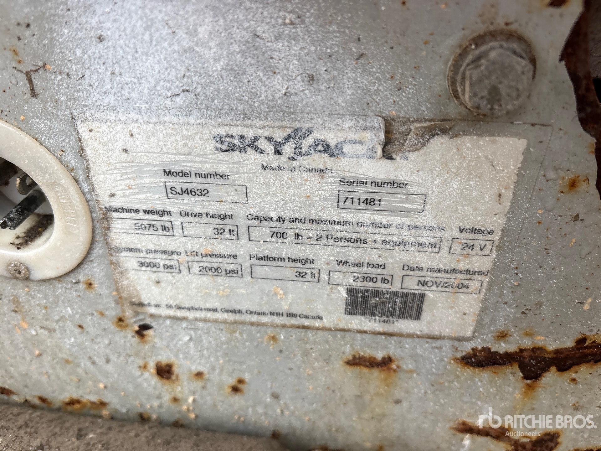 General Appearance with Seriennummer / FIN