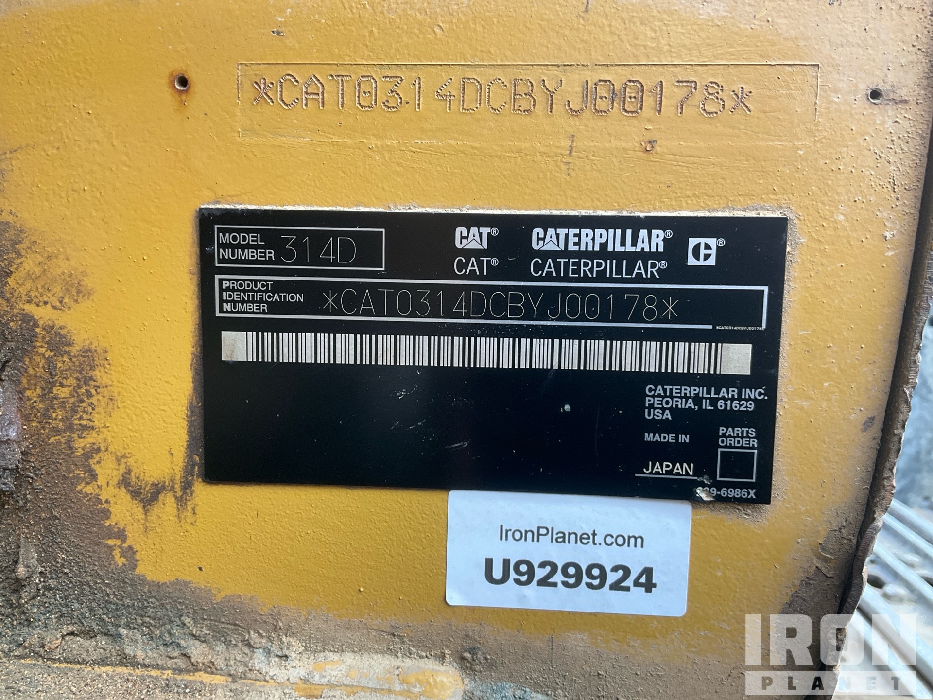 General Appearance with N.º de serie/VIN