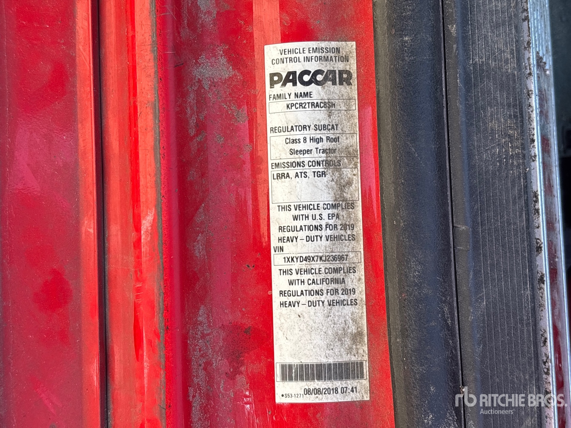 General Appearance with Numer seryjny/numer identyfikacyjny pojazdu