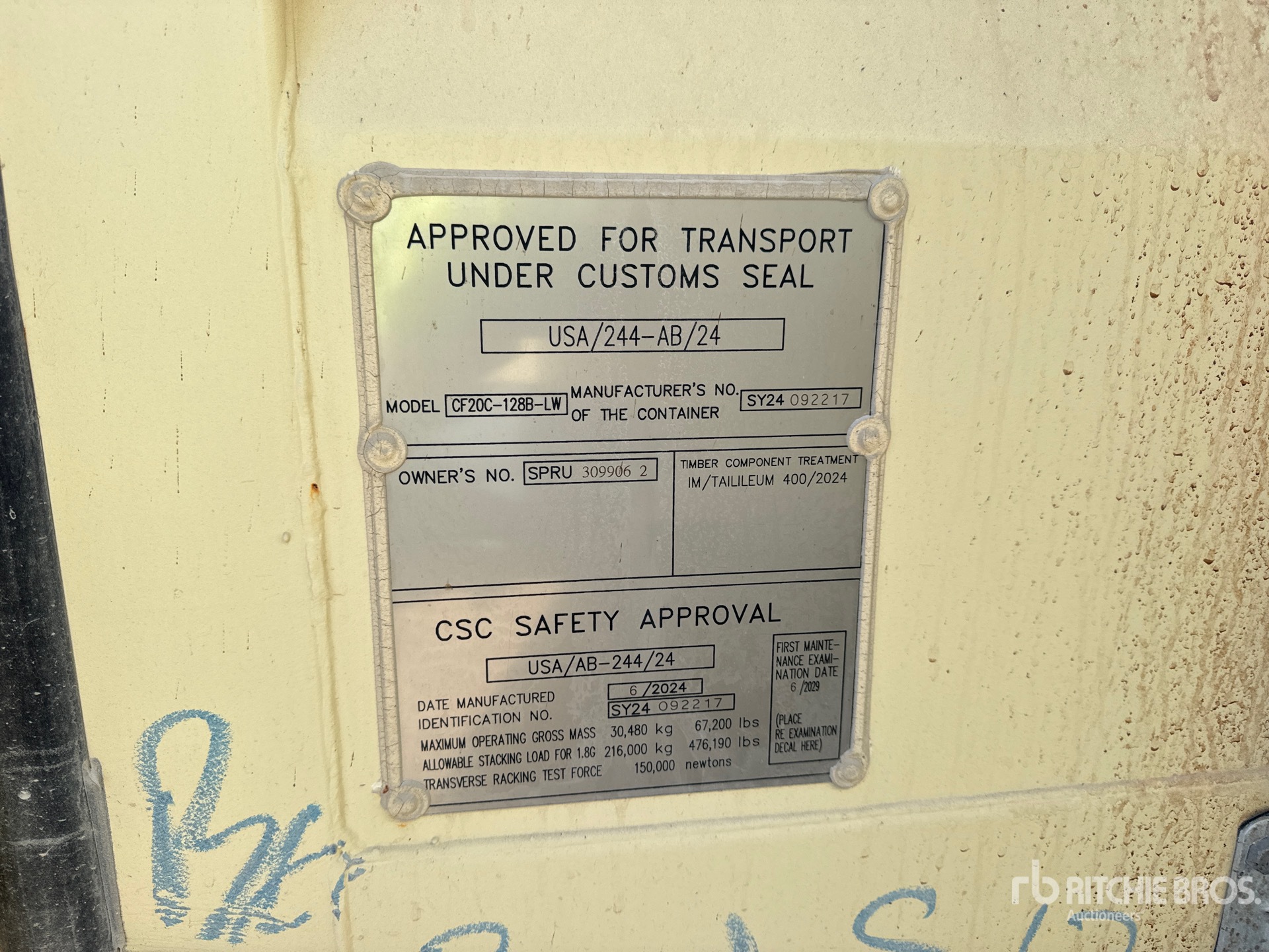 General Appearance with Seriennummer / FIN