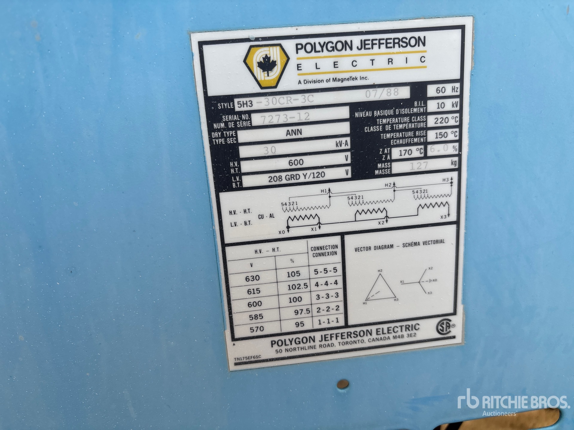 General Appearance with Seriennummer / FIN