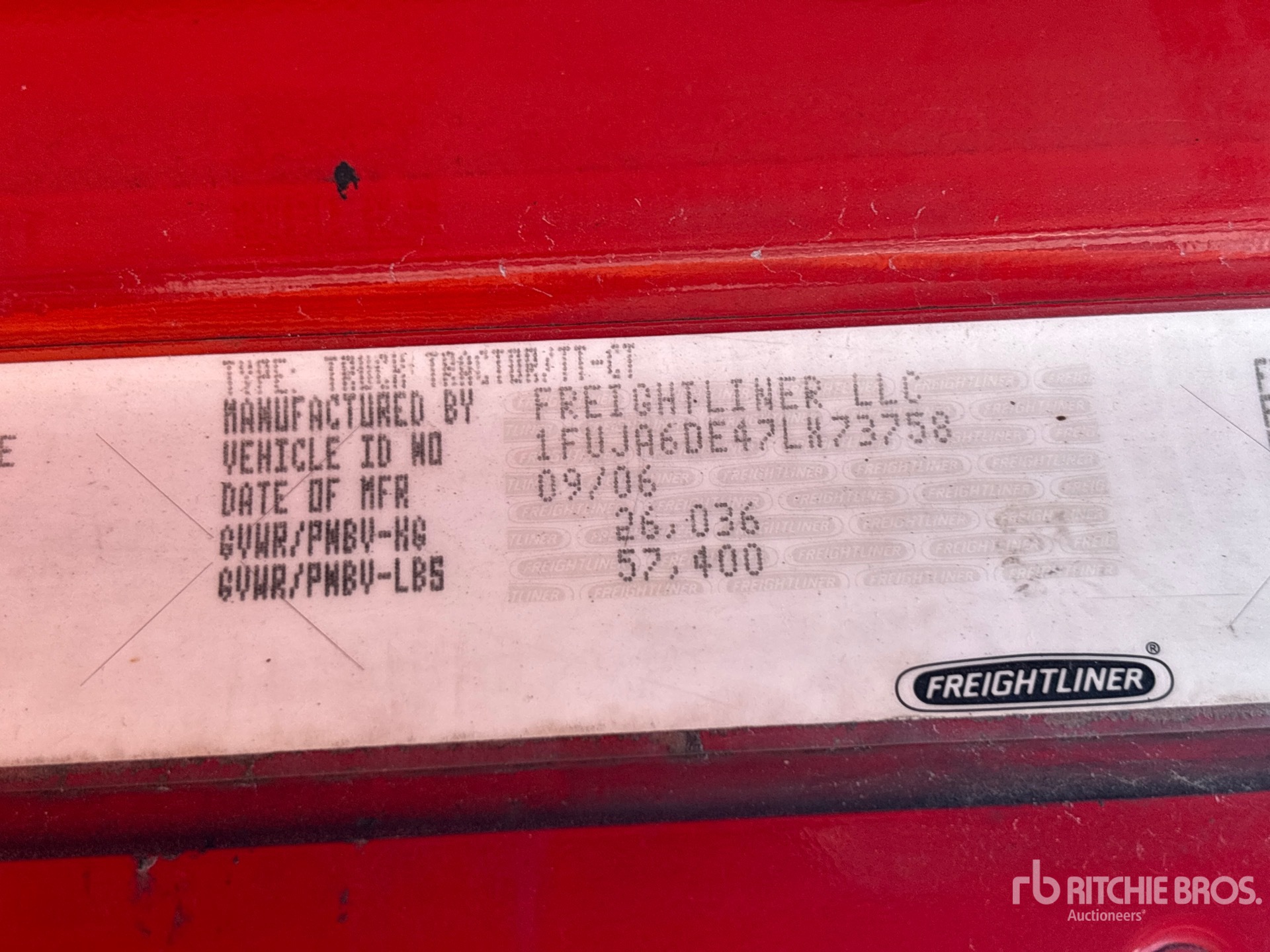 General Appearance with N.º de serie/VIN