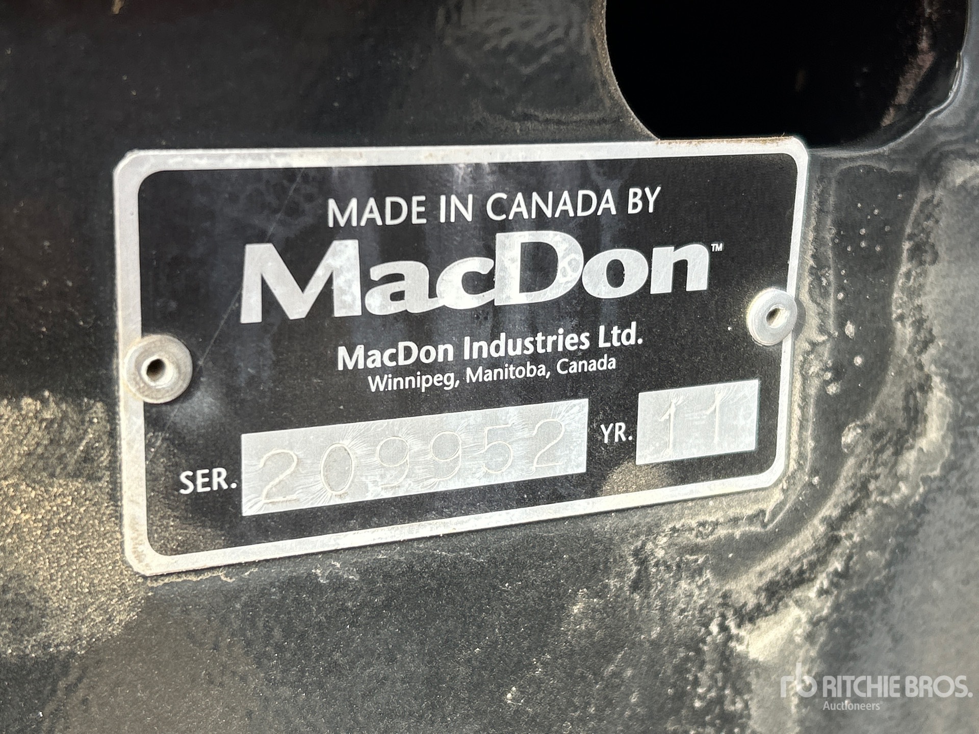 General Appearance with N.º de serie/VIN