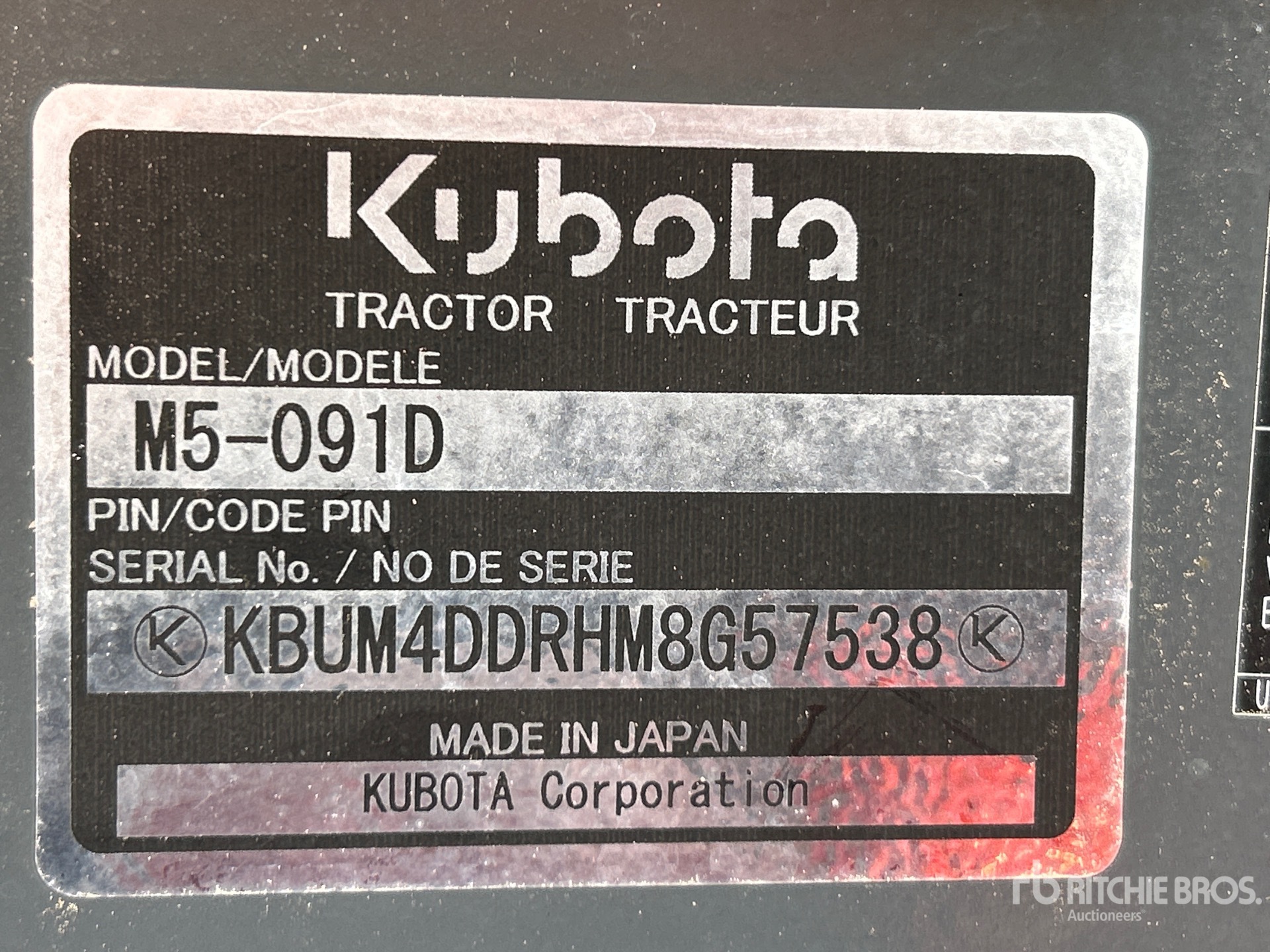 General Appearance with Seriennummer / FIN