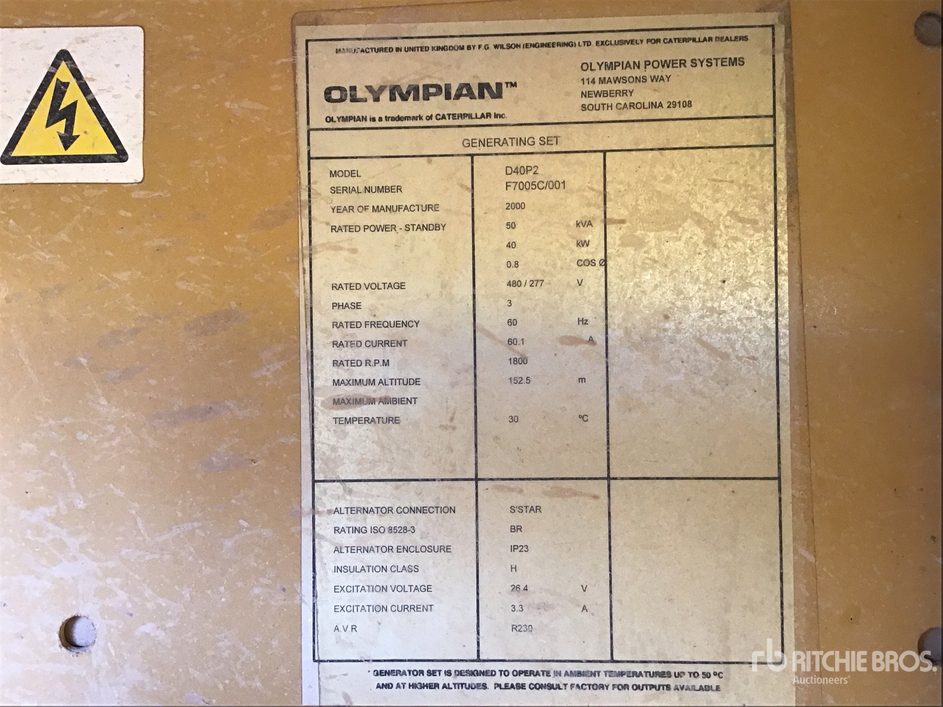 General Appearance with Seriennummer / FIN