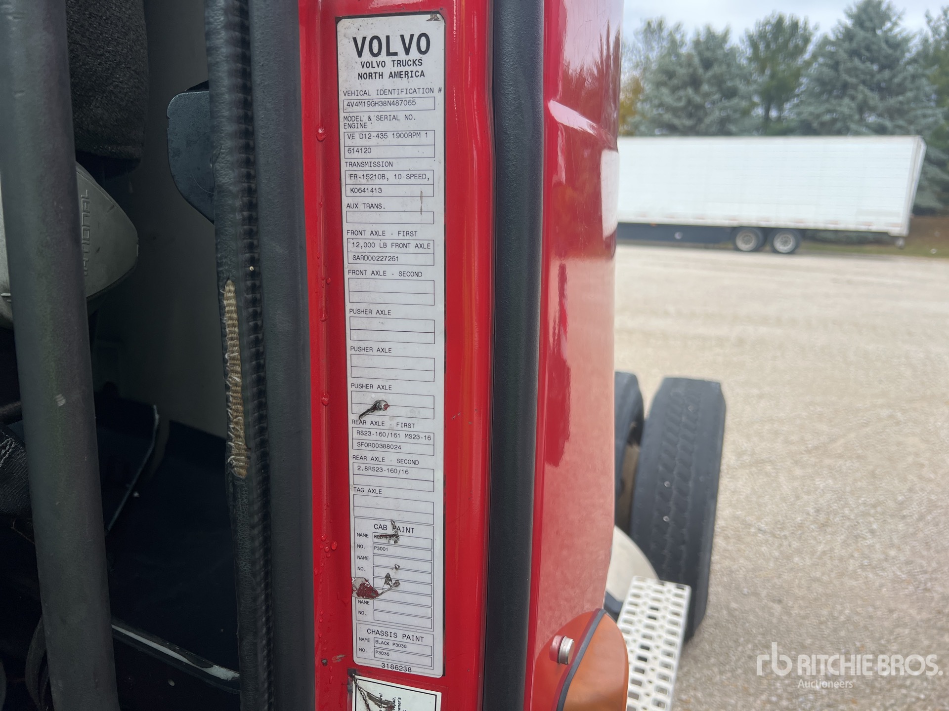 General Appearance with Numer seryjny/numer identyfikacyjny pojazdu