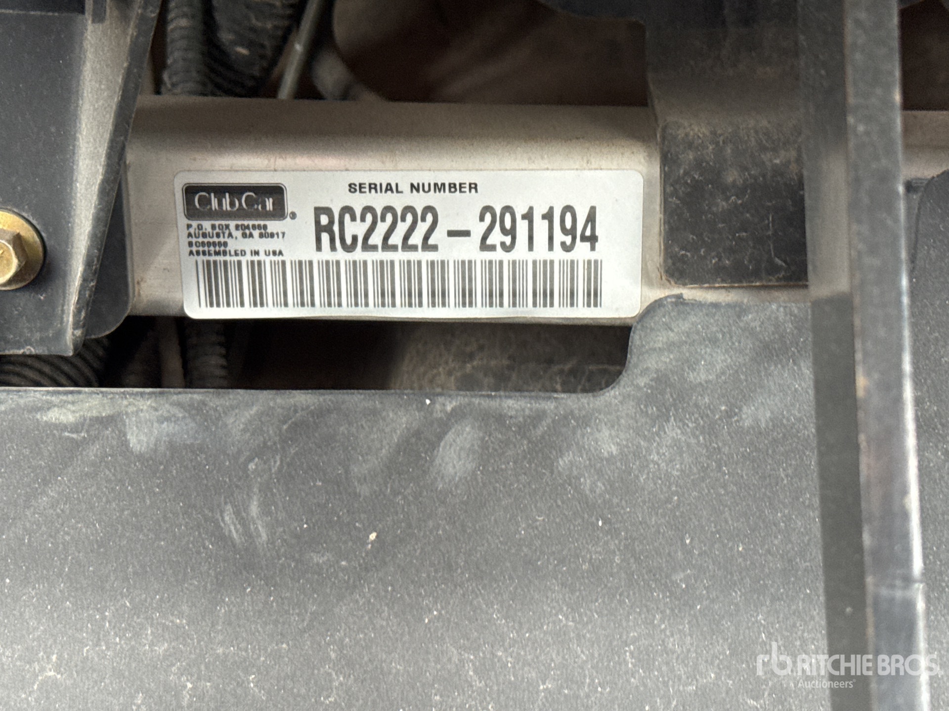 General Appearance with N.º de serie/VIN