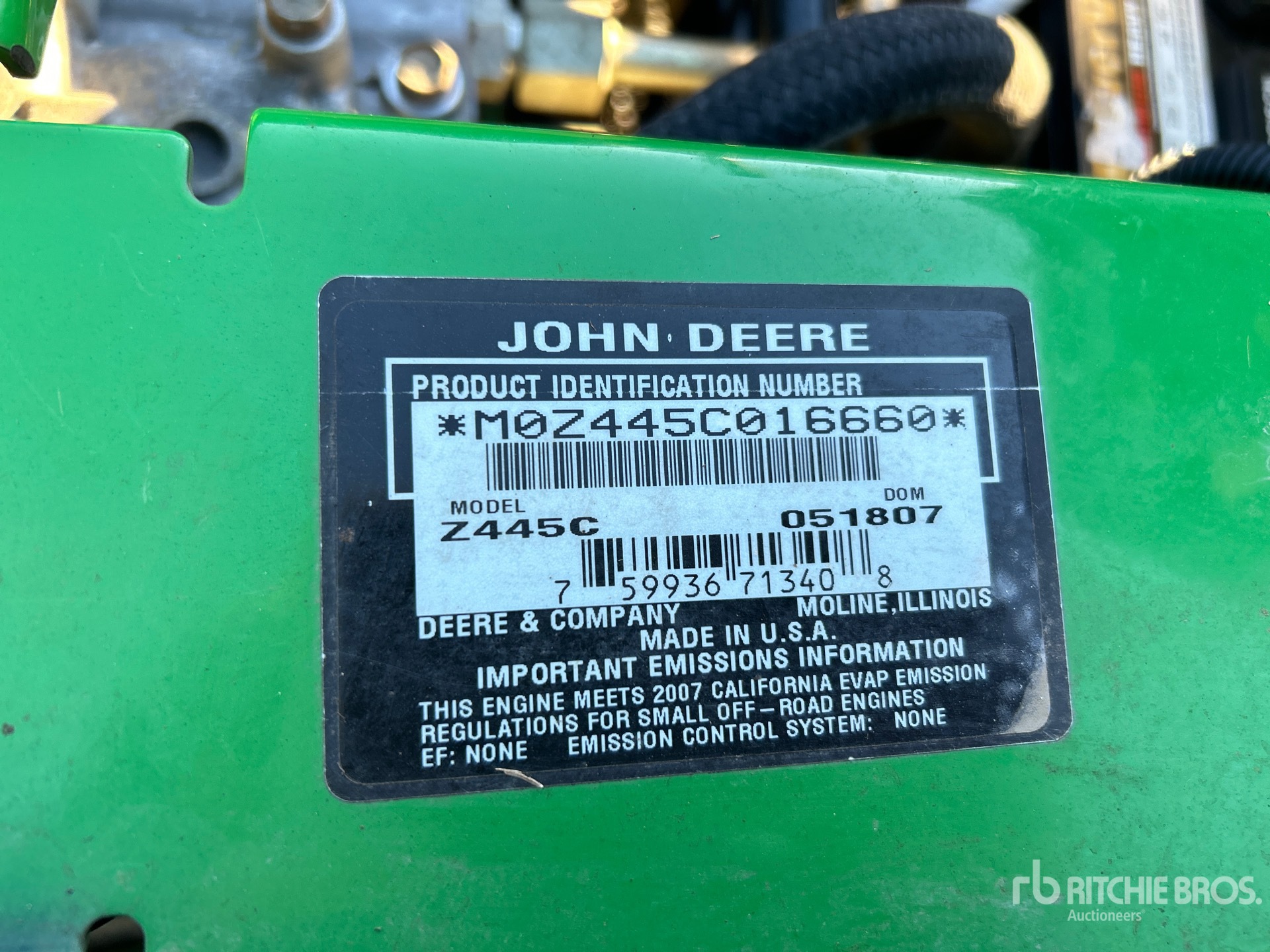 General Appearance with Seriennummer / FIN