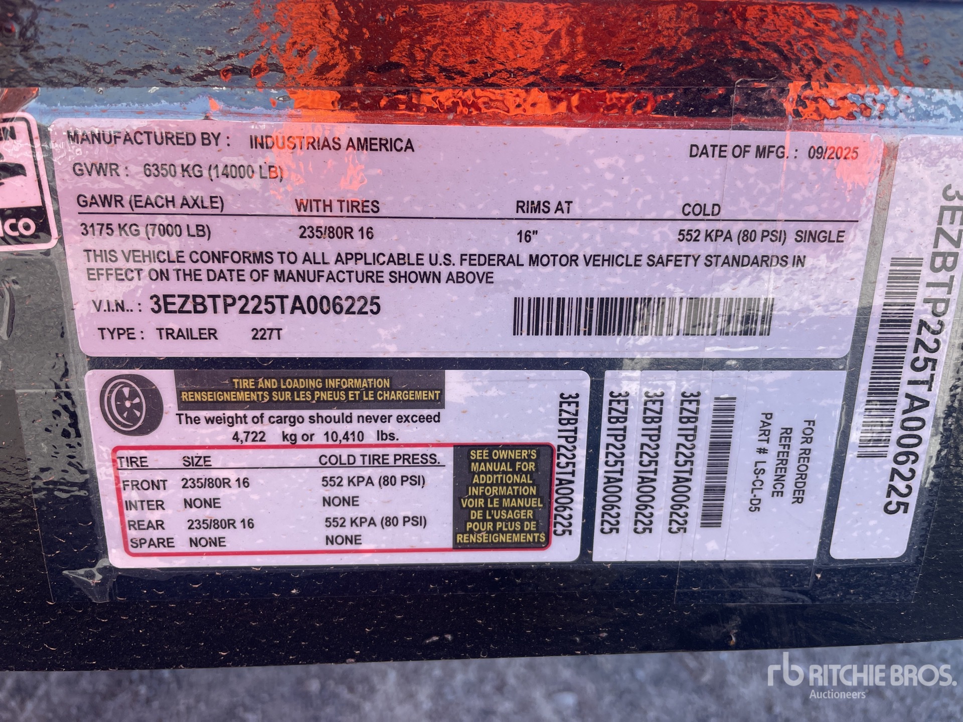 General Appearance with Seriennummer / FIN