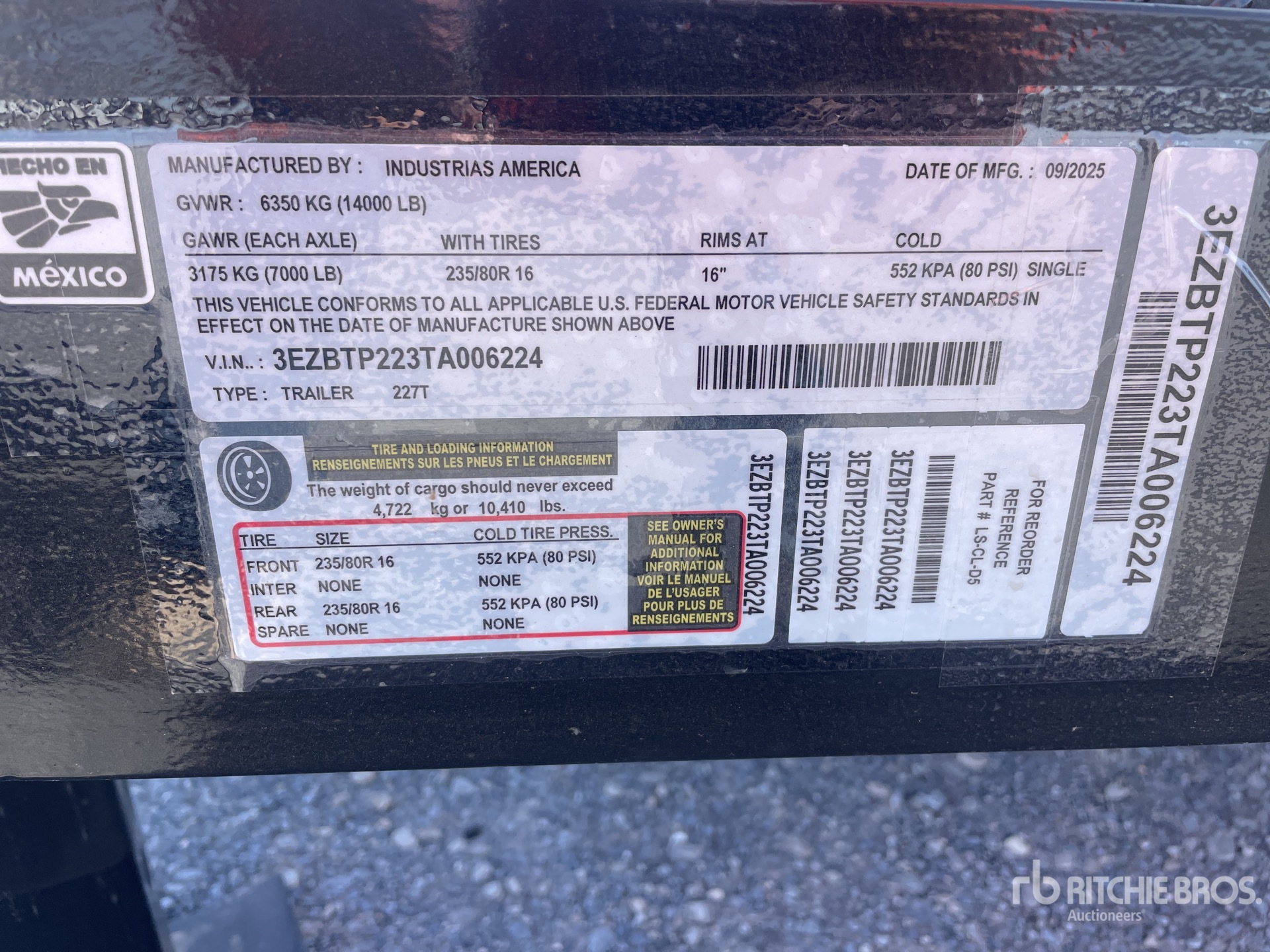 General Appearance with Seriennummer / FIN