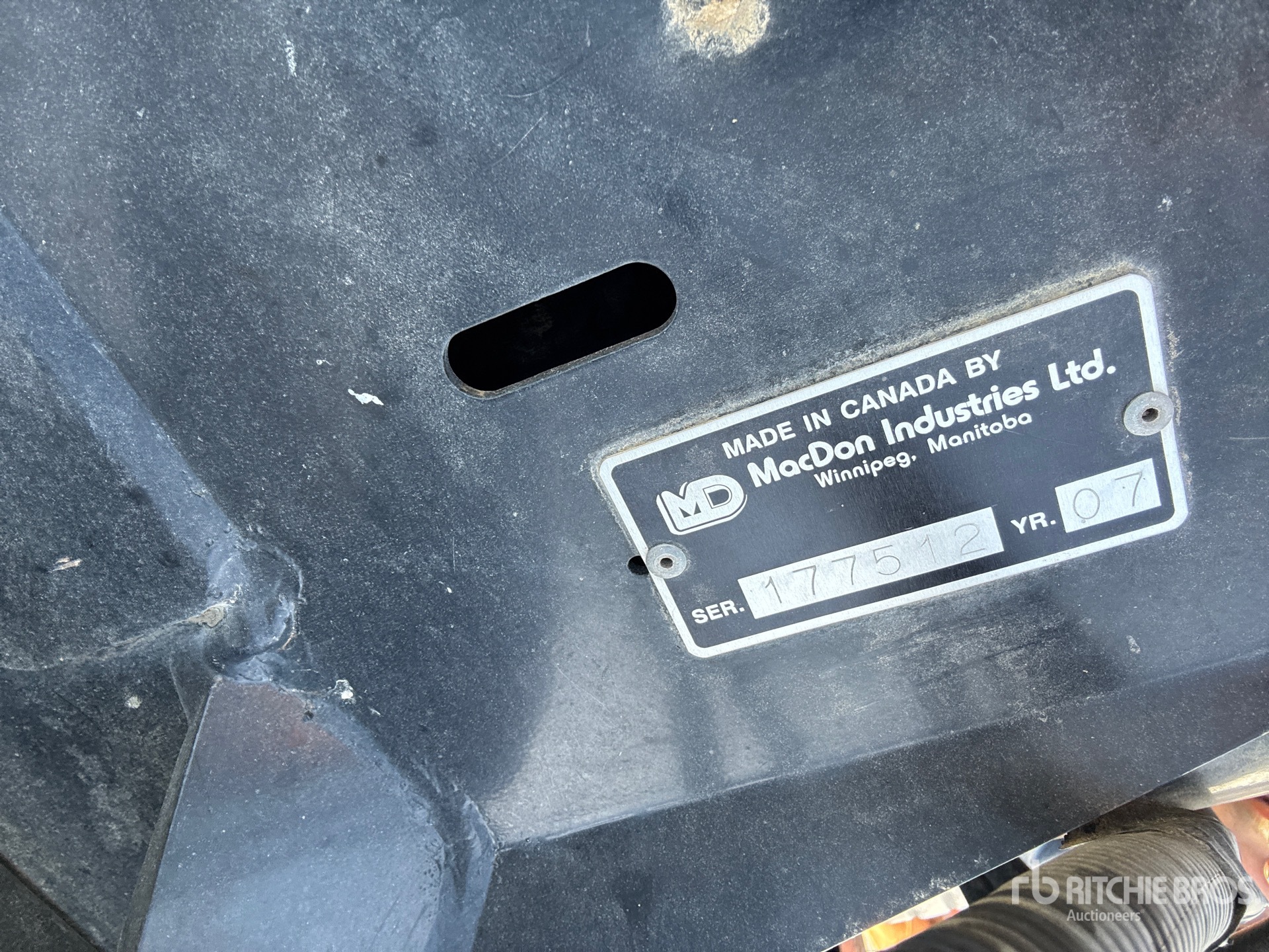 General Appearance with N.º de serie/VIN