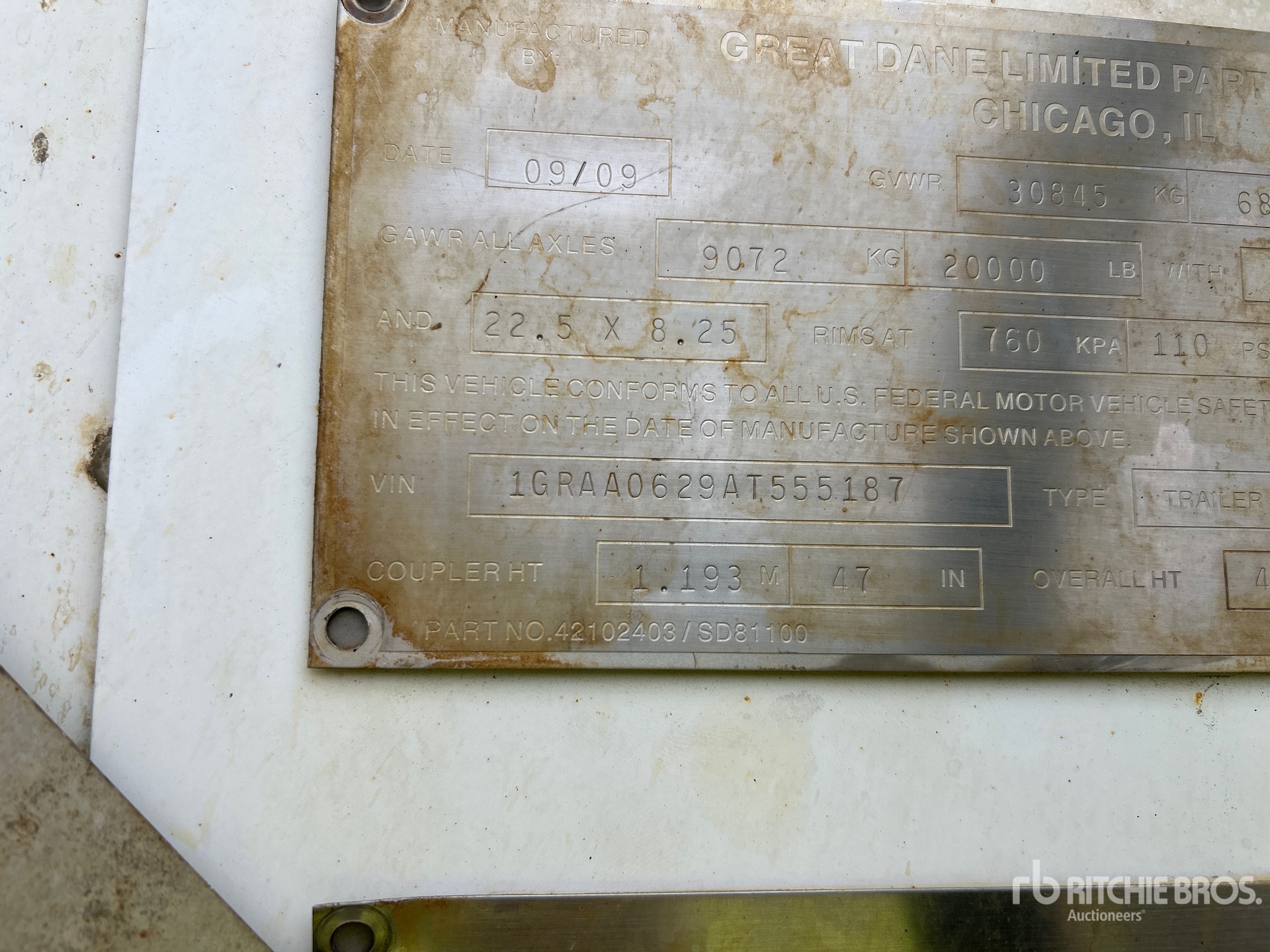 General Appearance with Seriennummer / FIN