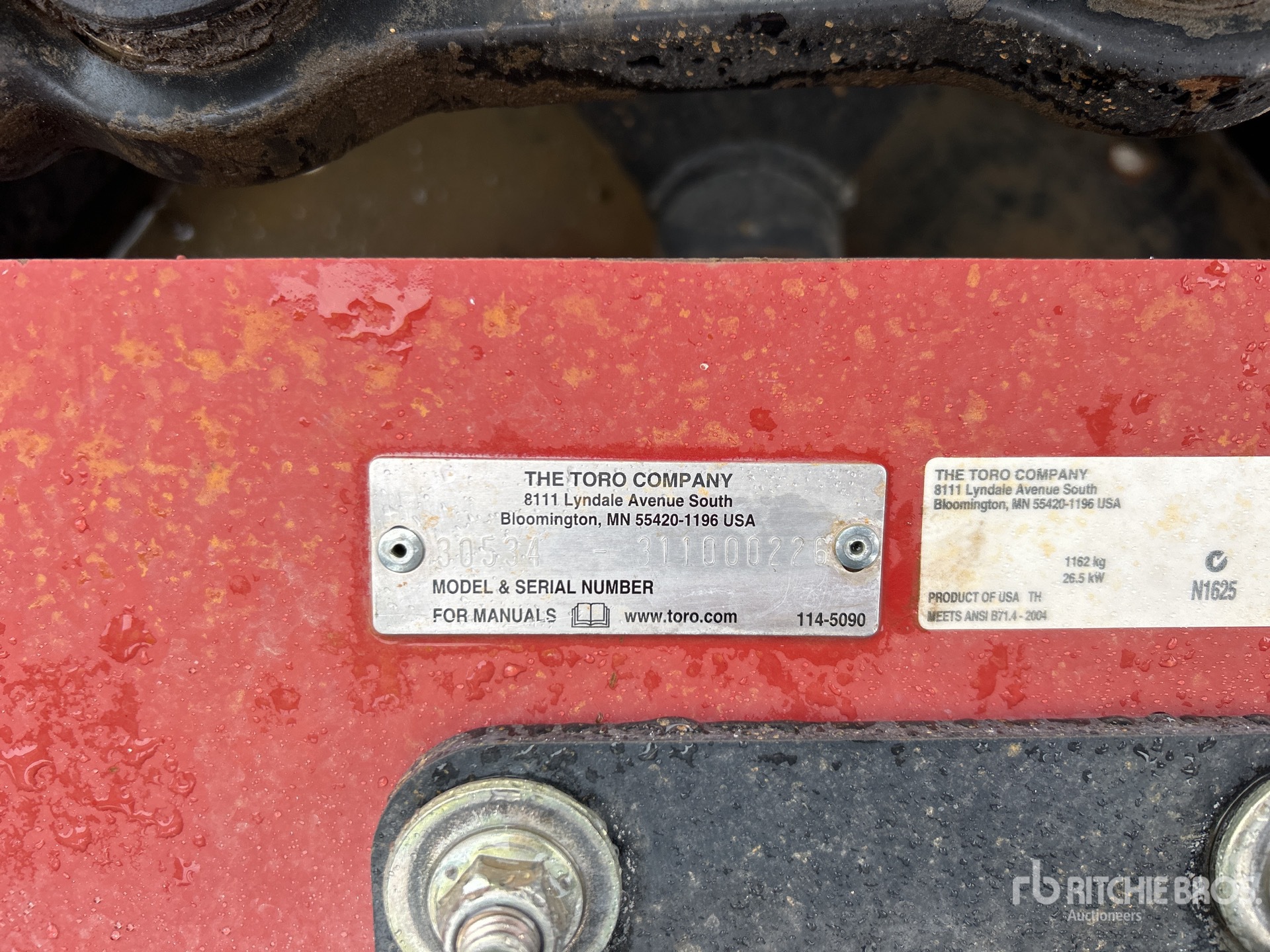 General Appearance with Seriennummer / FIN