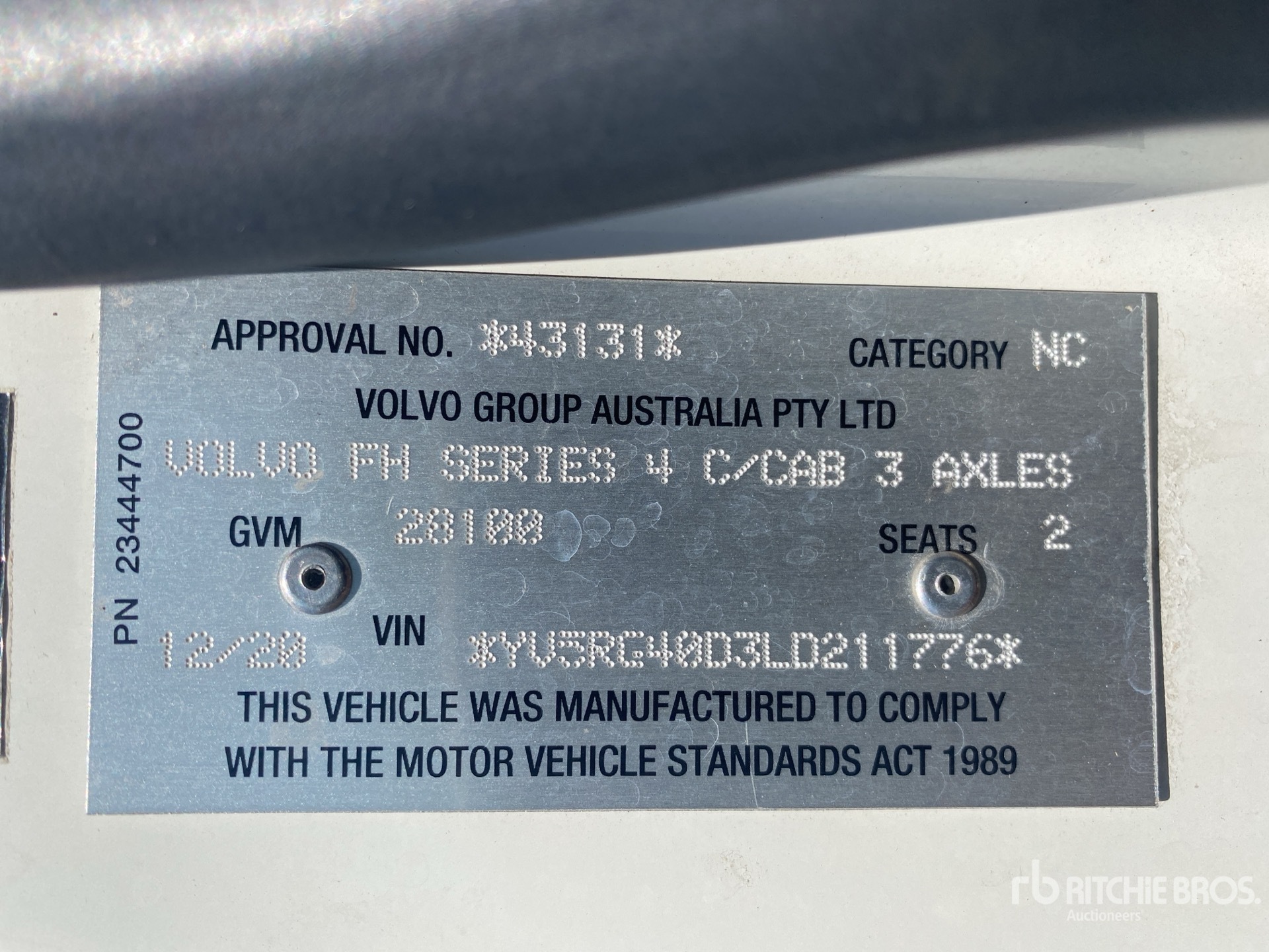 General Appearance with Seriennummer / FIN