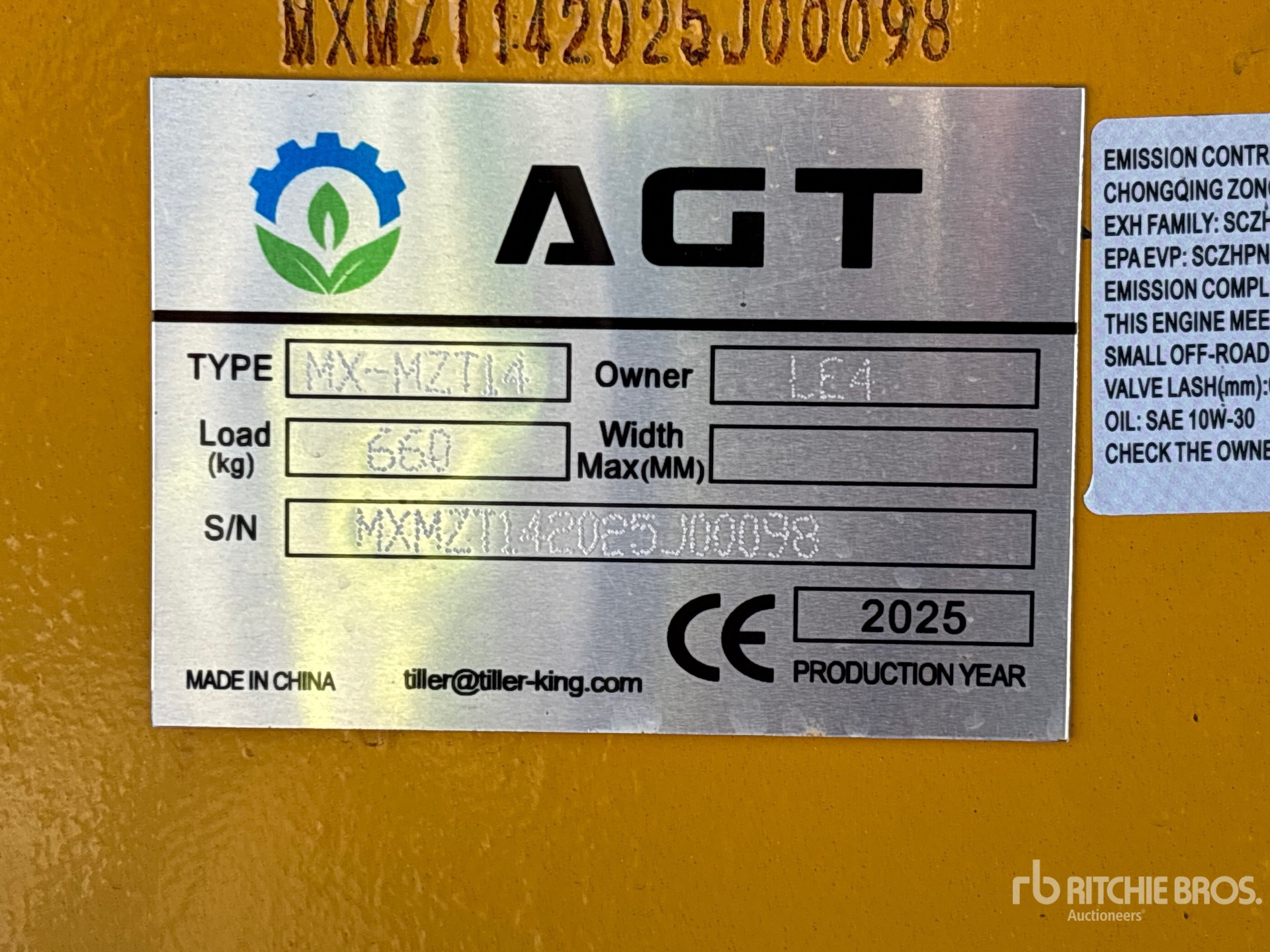 General Appearance with Numero seriale/numero d’identificazione del veicolo (VIN)