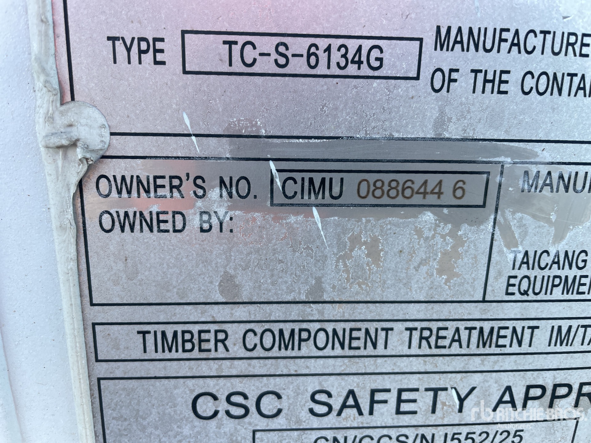 General Appearance with N.º de serie/VIN