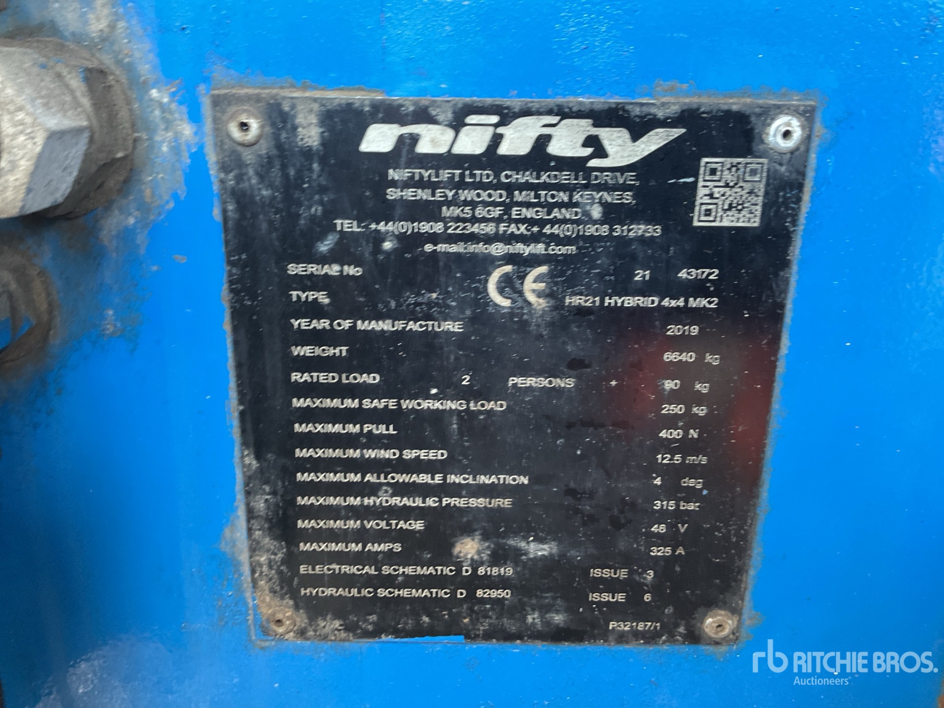 General Appearance with N.º de serie/VIN