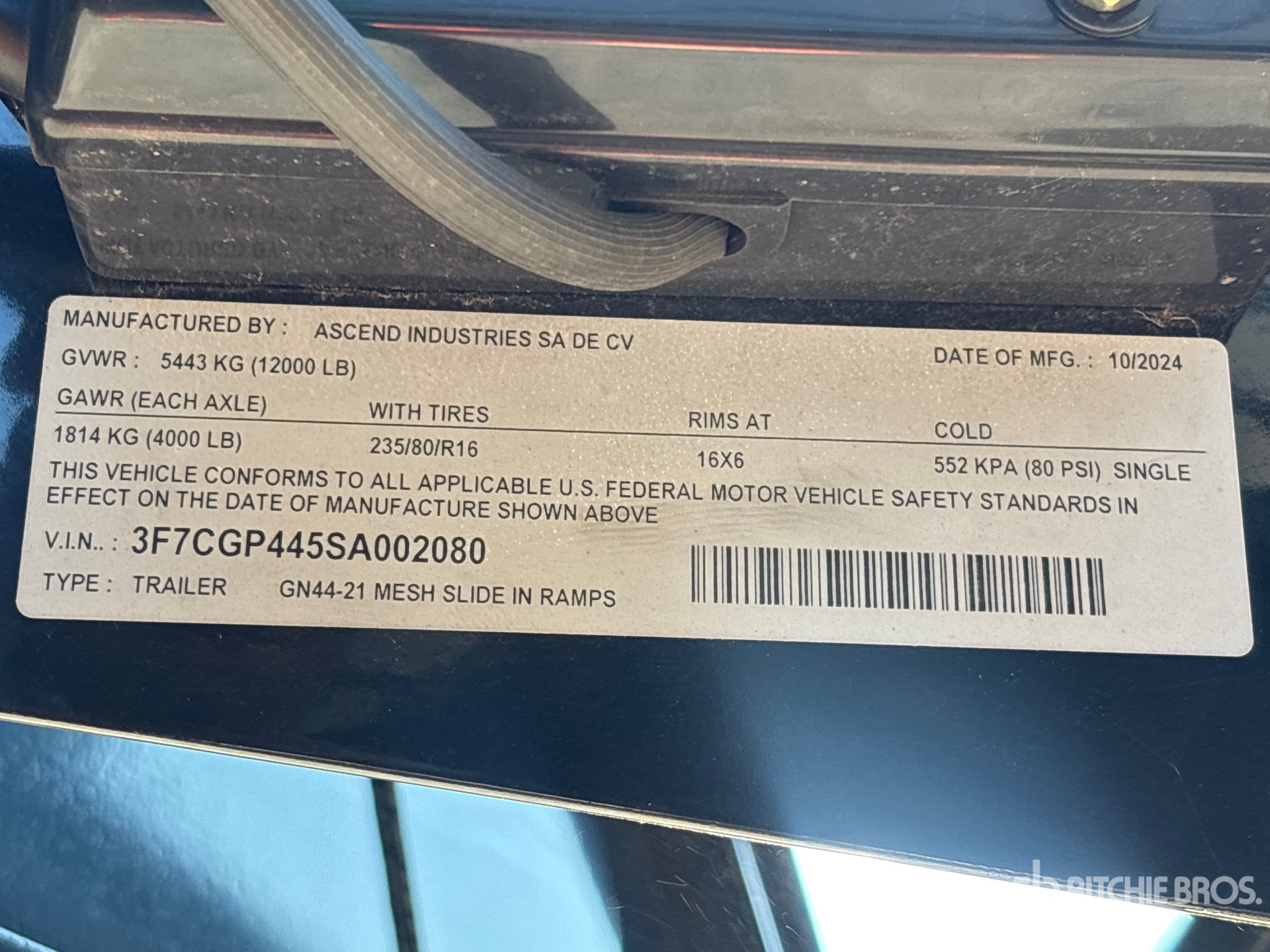 General Appearance with Seriennummer / FIN