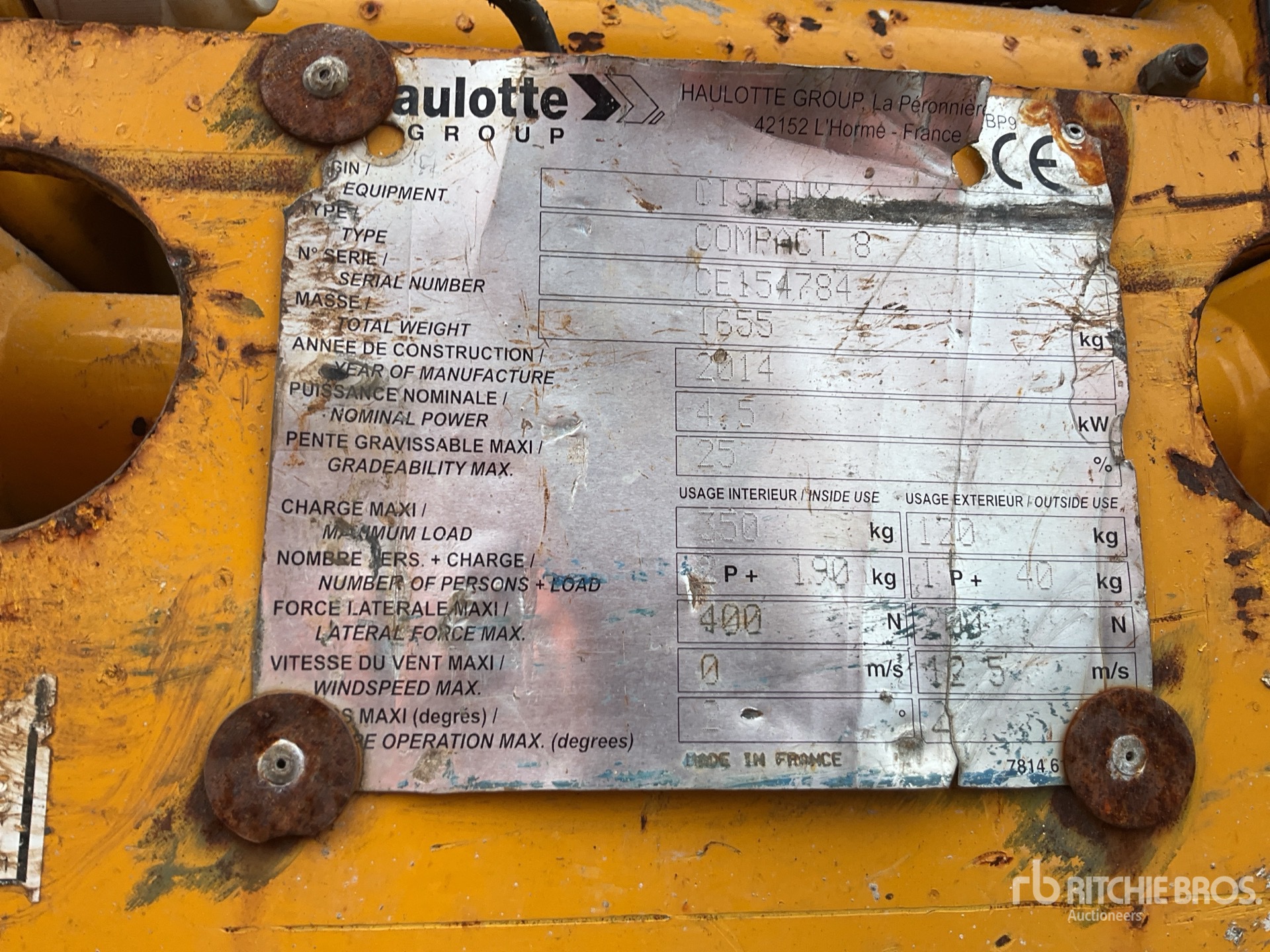 General Appearance with Numero seriale/numero d’identificazione del veicolo (VIN)