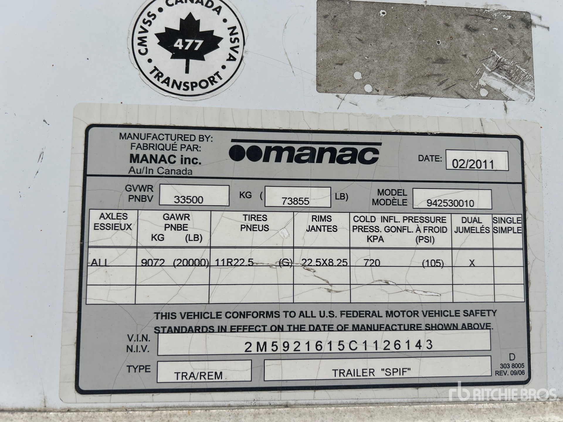 General Appearance with Seriennummer / FIN