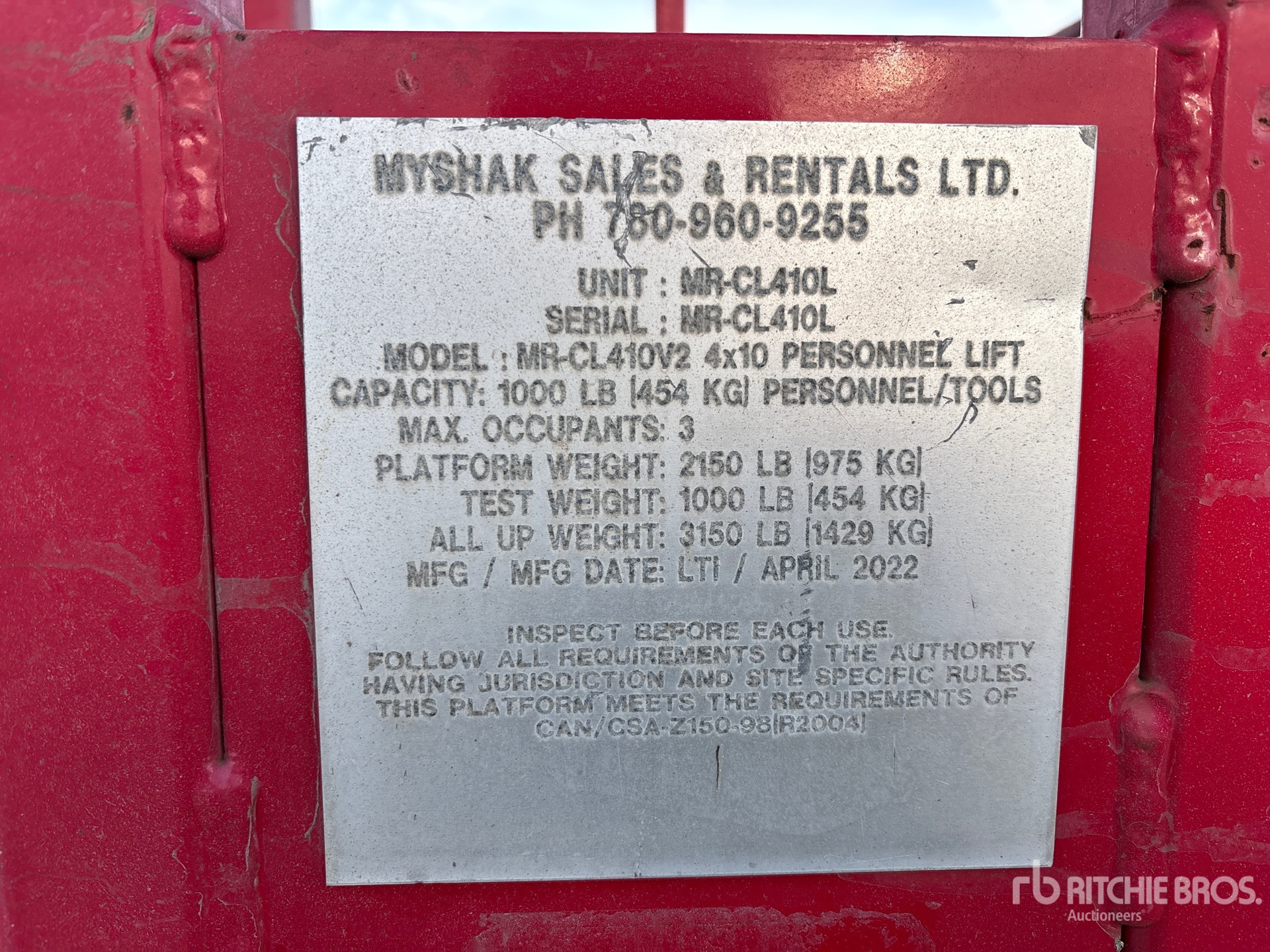 General Appearance with Seriennummer / FIN